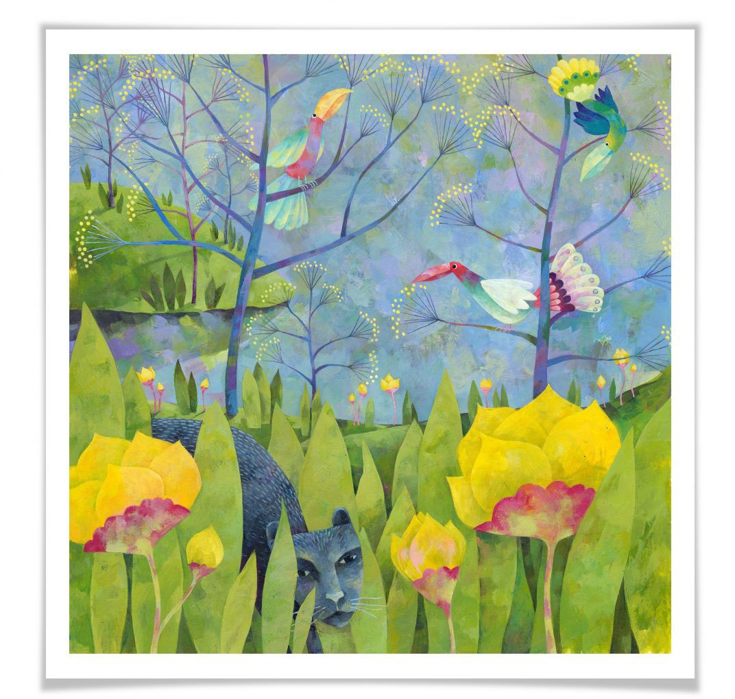 Image of Wall-Art Poster »Märchen Wandbilder Im Dschungel«, Landschaft, (1 St.), Poster, Wandbild, Bild, Wandposter bei Ackermann Versand Schweiz