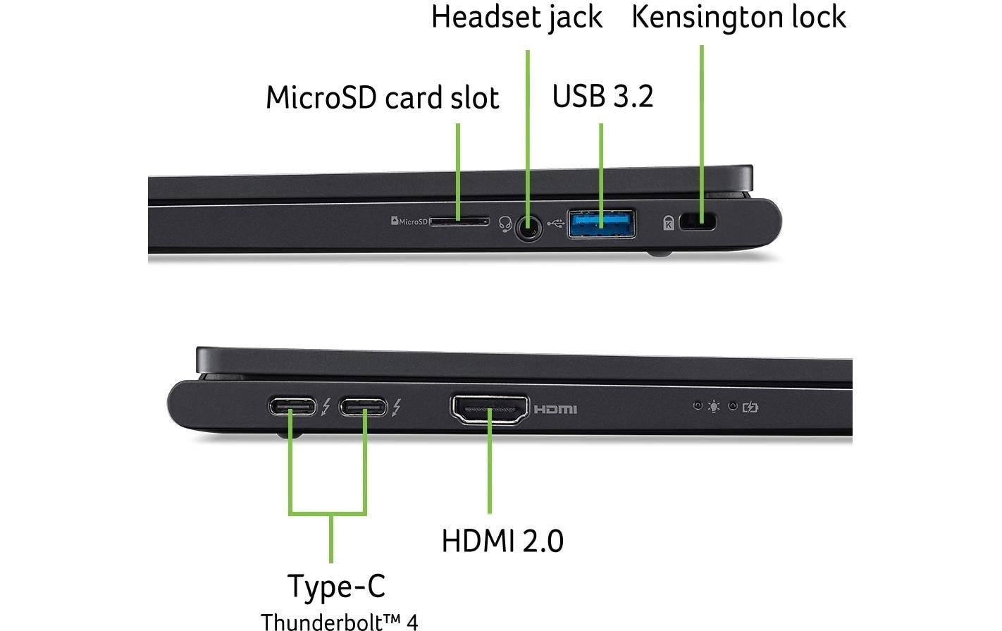 Acer Notebook »TravelMate P6 (TMP614P-53-TCO-50W6)«, 35,56 cm, / 14 Zoll, Intel, Iris Xe Graphics