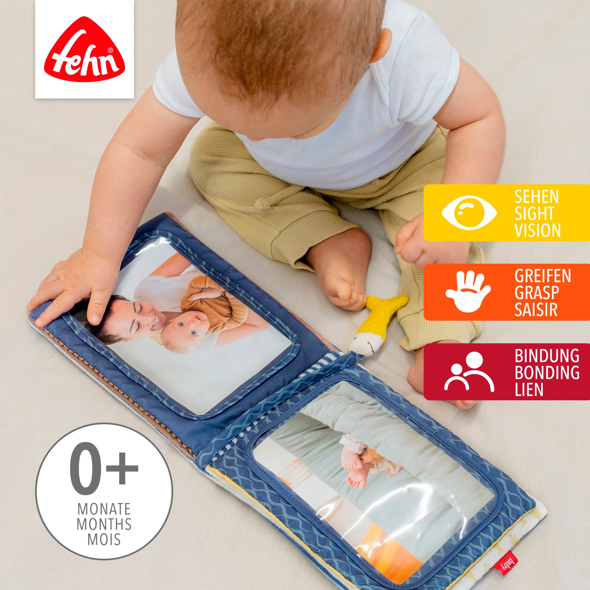 Fehn Greifspielzeug "Otter Theo, Fotoalbum Otter"