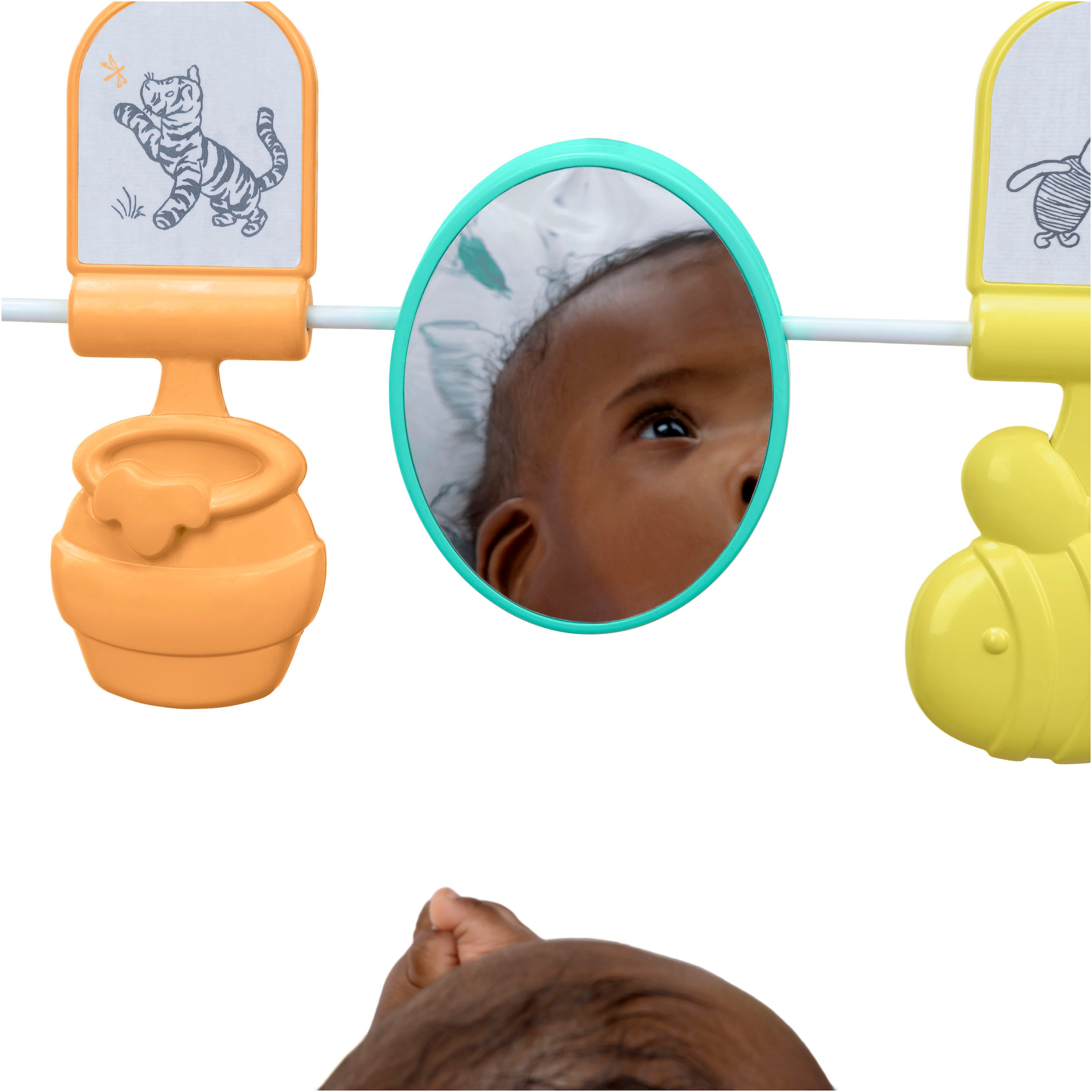 Bright Starts Transat pour bébé »Disney Winnie the Pooh Classic Pals Vibrating Bouncer« bis 9 kilos mit Sound-Effekt