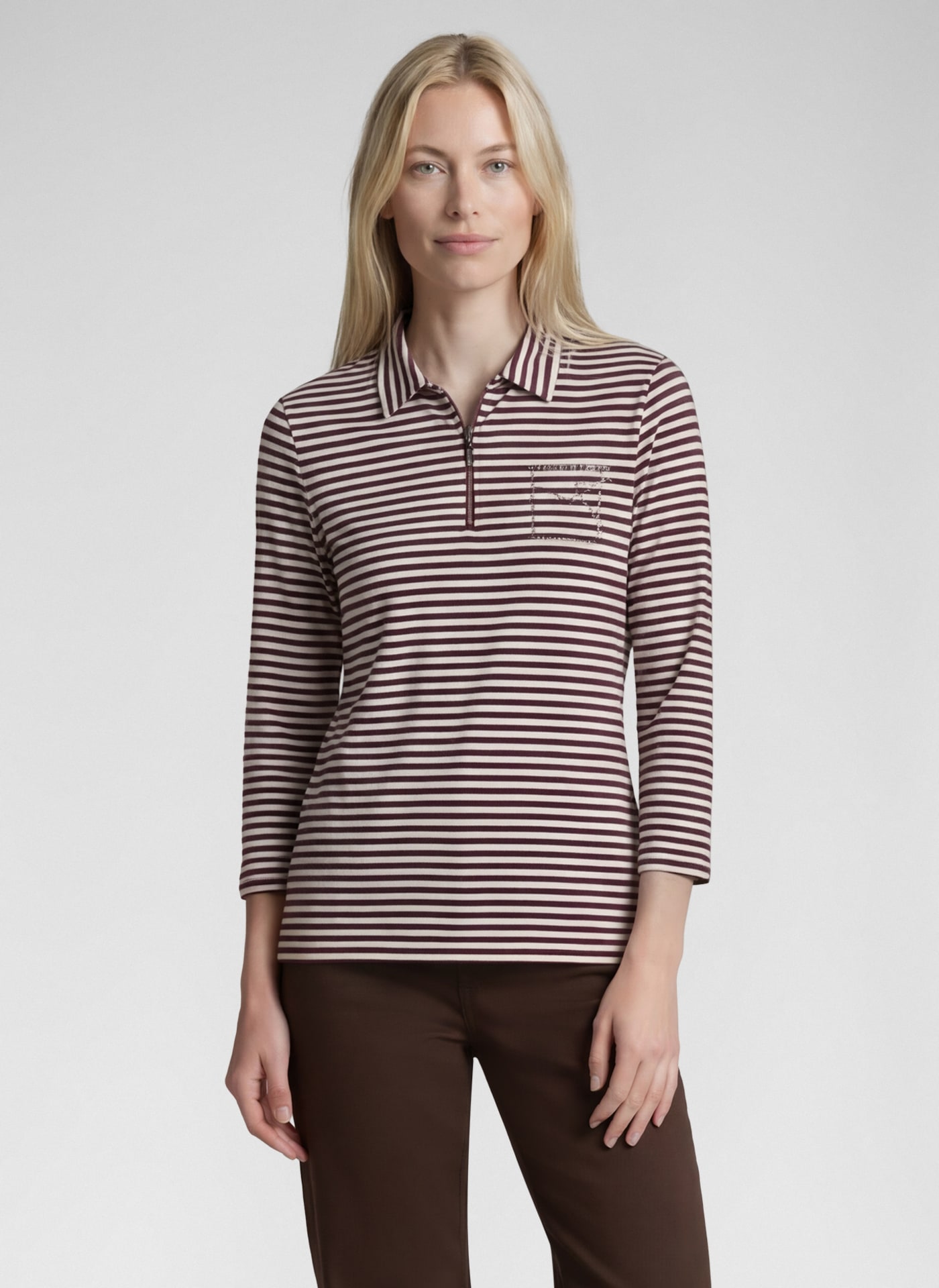 Image of Rabe Poloshirt mit Stickerei