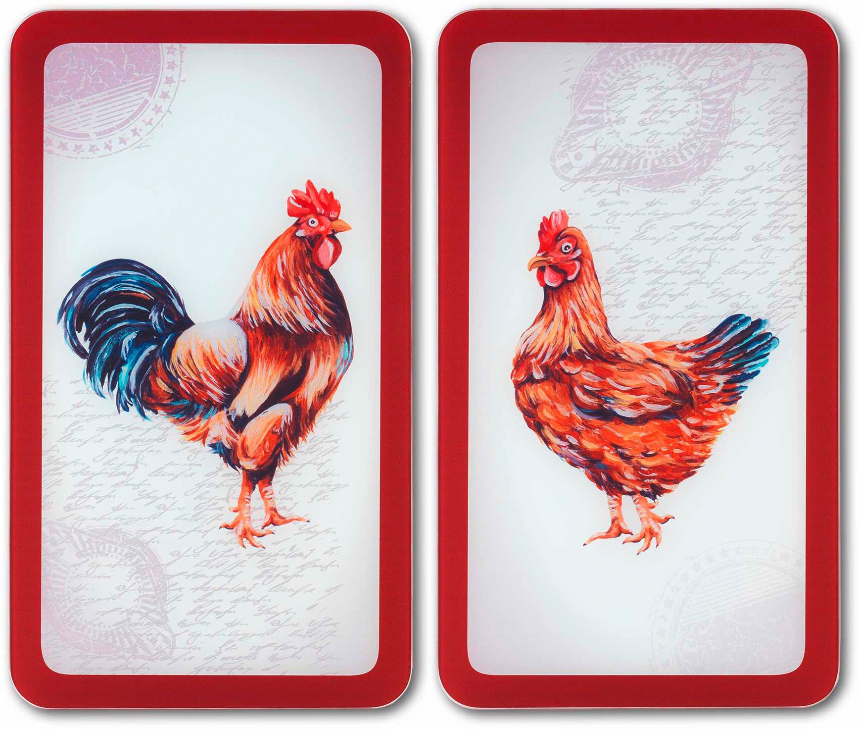 Image of WENKO Herd-Abdeckplatte »Farm«, (Set, 2 tlg.), rutschfesten Spezialfüsse bei Ackermann Versand Schweiz