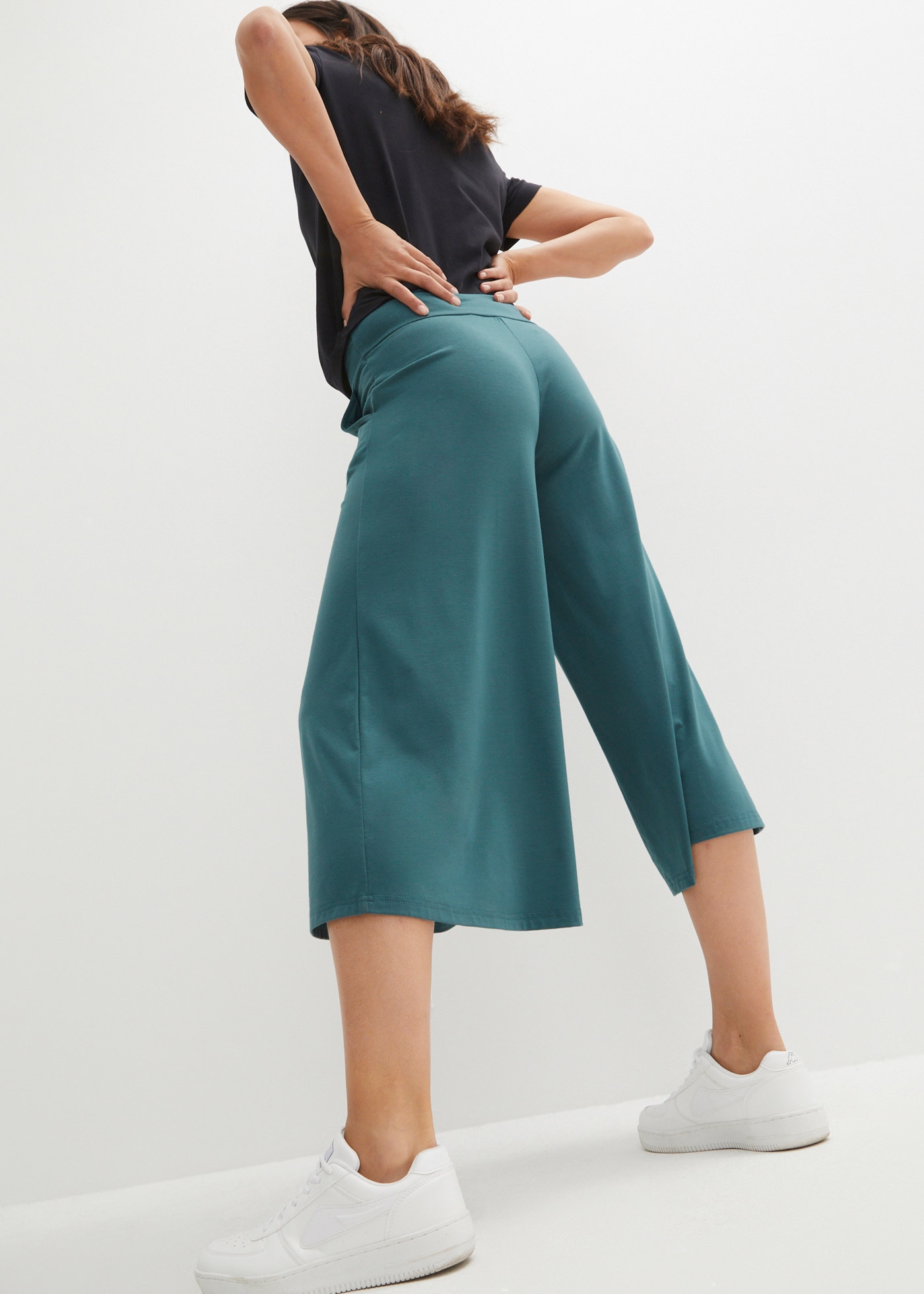 bonprix Culotte  Loungewear Culotte mit weitem Bein