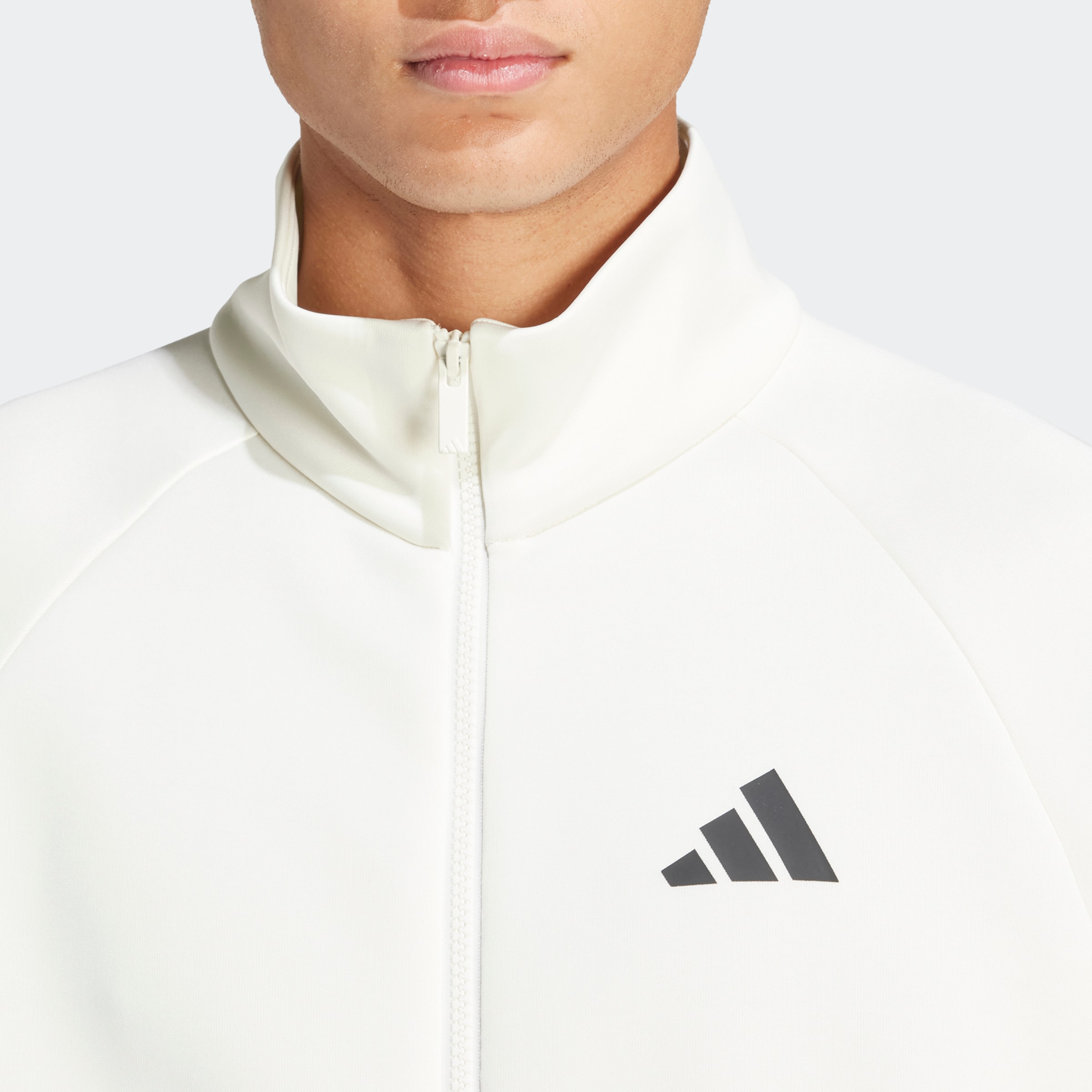 adidas Sportswear Veste d'entraînement »STADIUM« avec col roulé, coupe décontractée, en polyester et coton