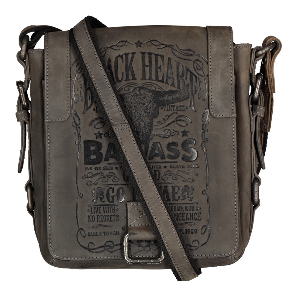 Image of JACK'S INN 54 Umhängetasche, aus Leder im Vintage Look mit cooler Prägung bei Ackermann Versand Schweiz