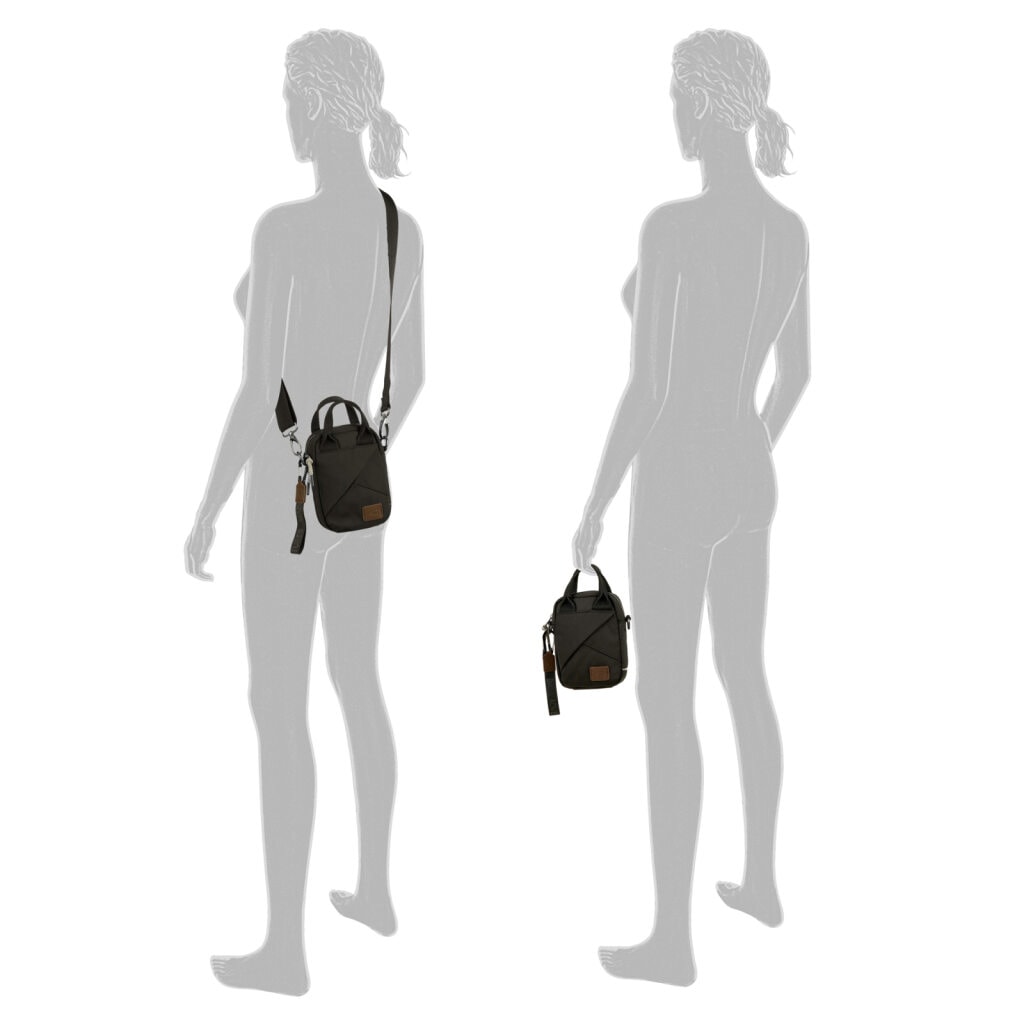 camel active »Aurum« en polyester recyclé à structure nylon, léger et avec détails fins