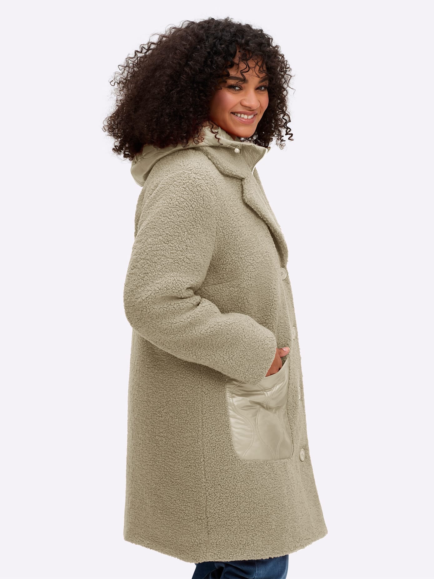 Sheego Manteau long
