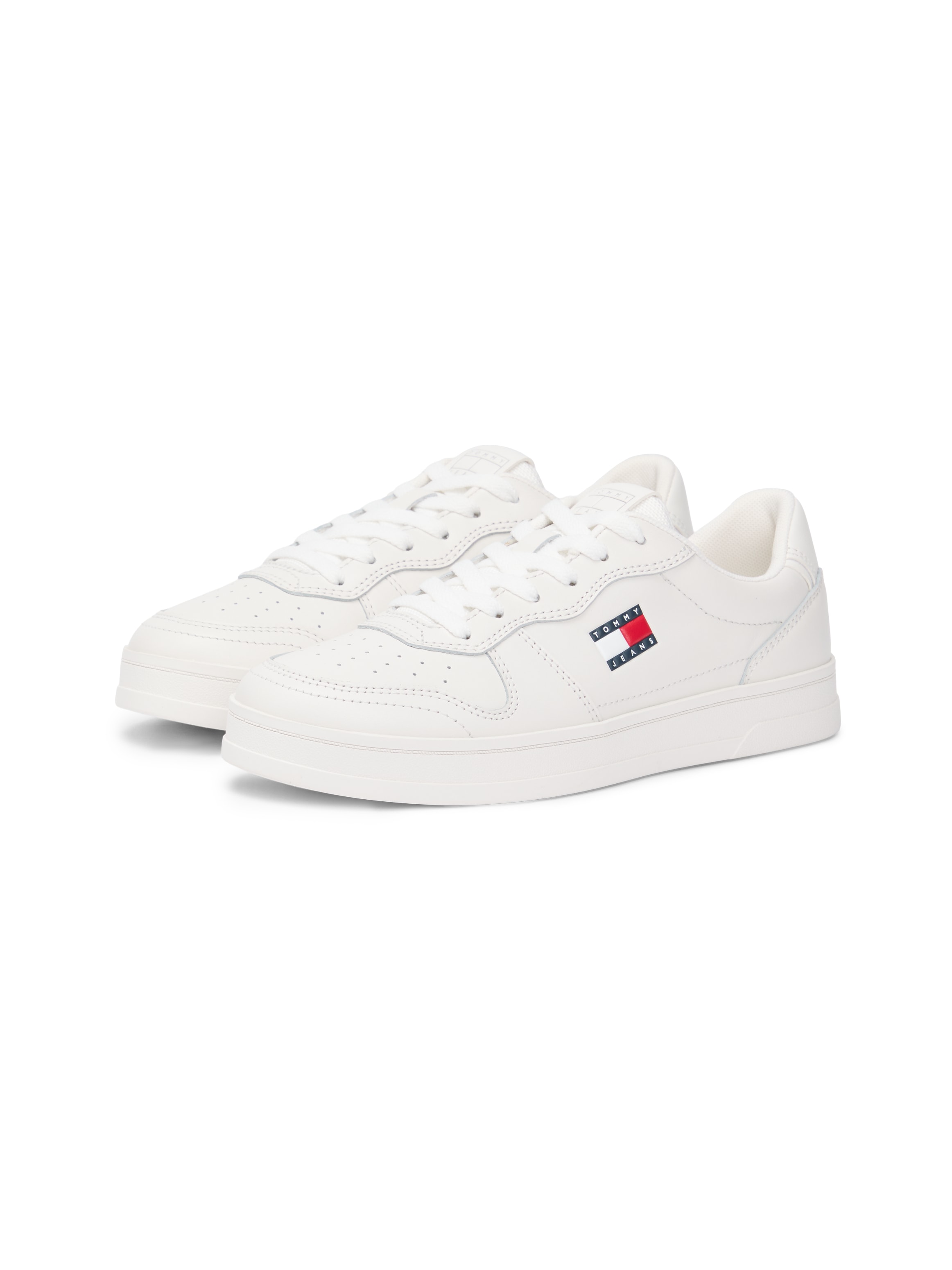 Image of Tommy Jeans Plateausneaker "THE GREENWICH", Schnürschuh, Halbschuh, Freizeitschuh mit Ziernähten