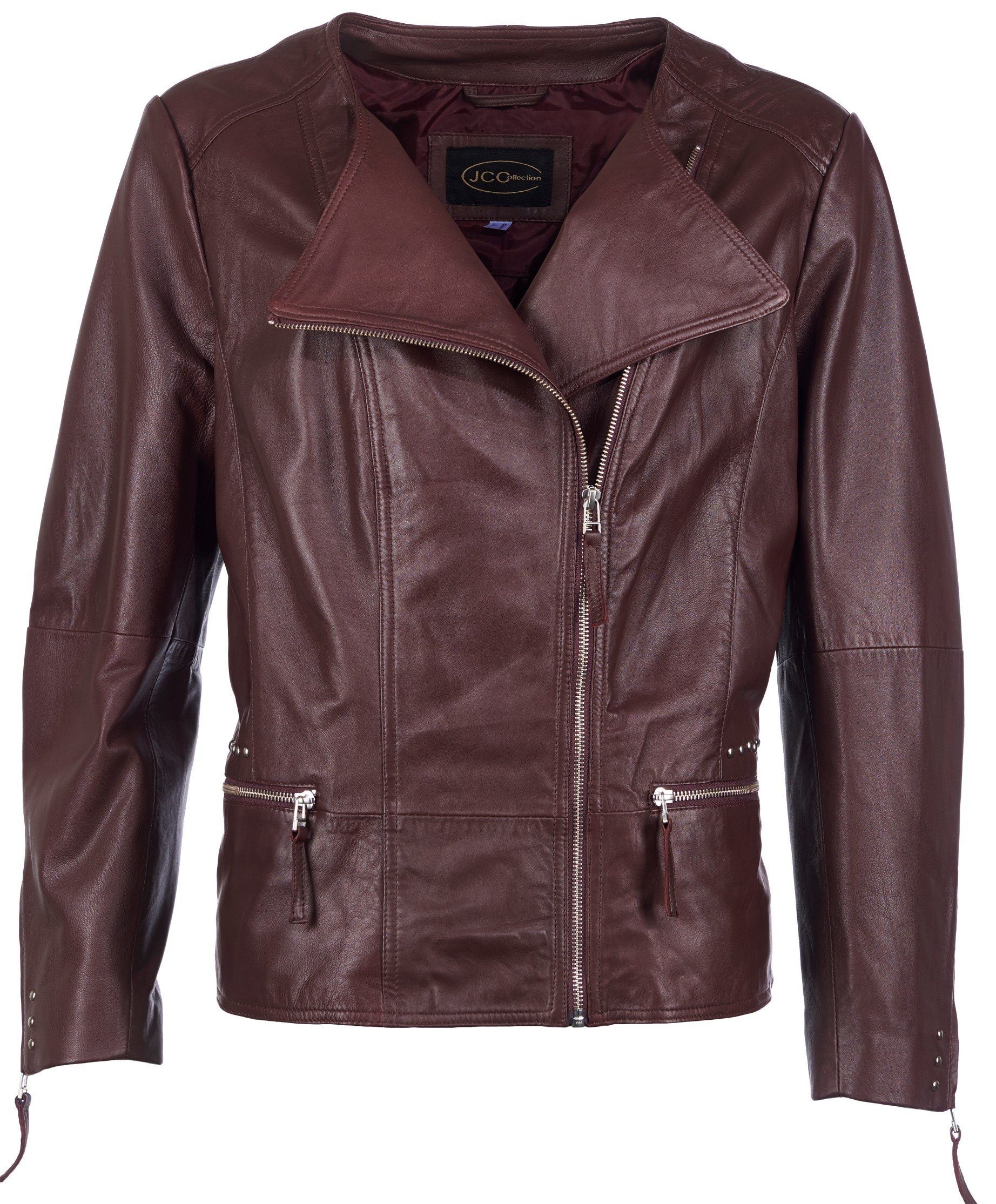 Lederjacke in Übergrösse »56966-II«