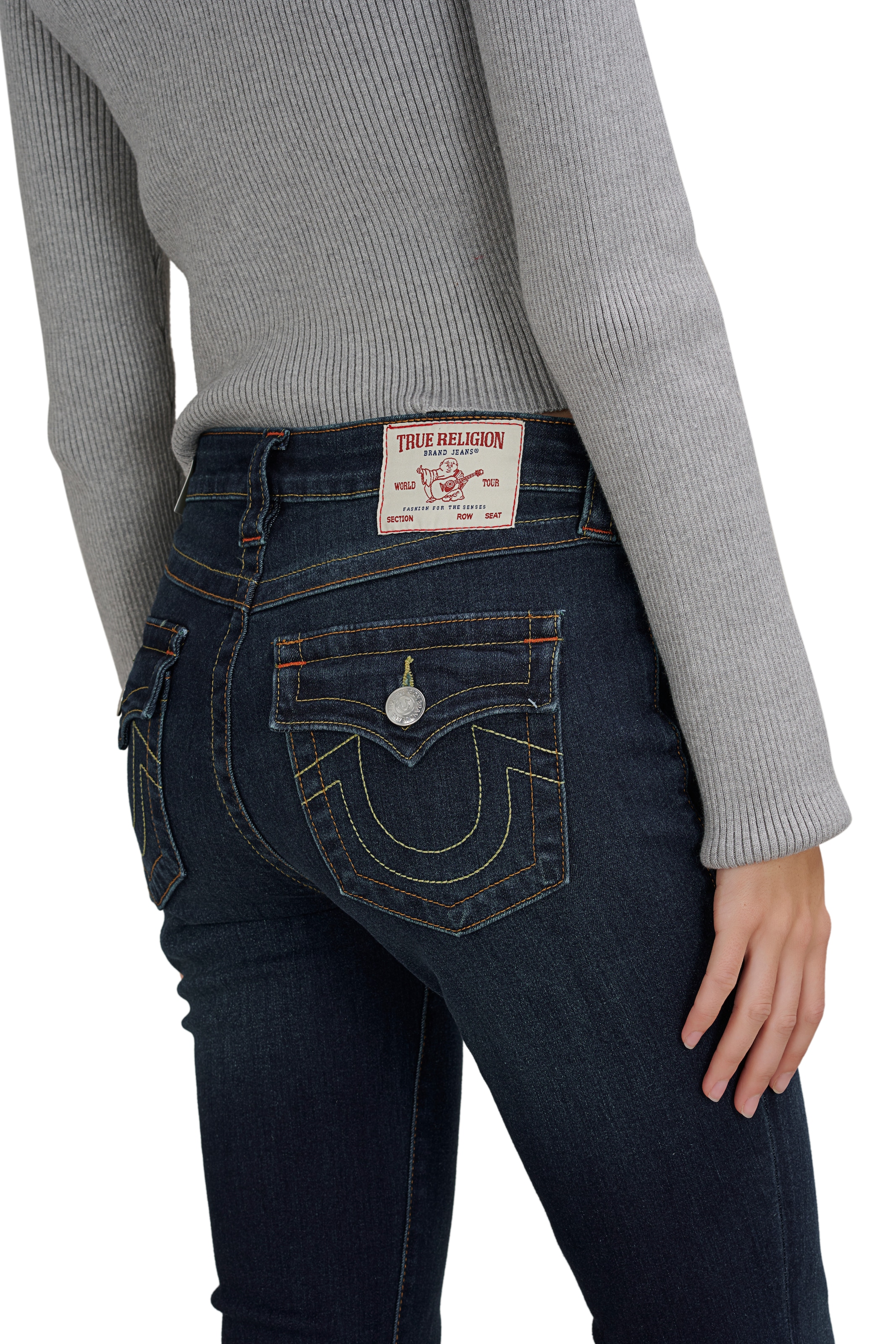 True Religion »BECCA MR BOOTCUT FLAP« Baumwollmischung, bootcut fit