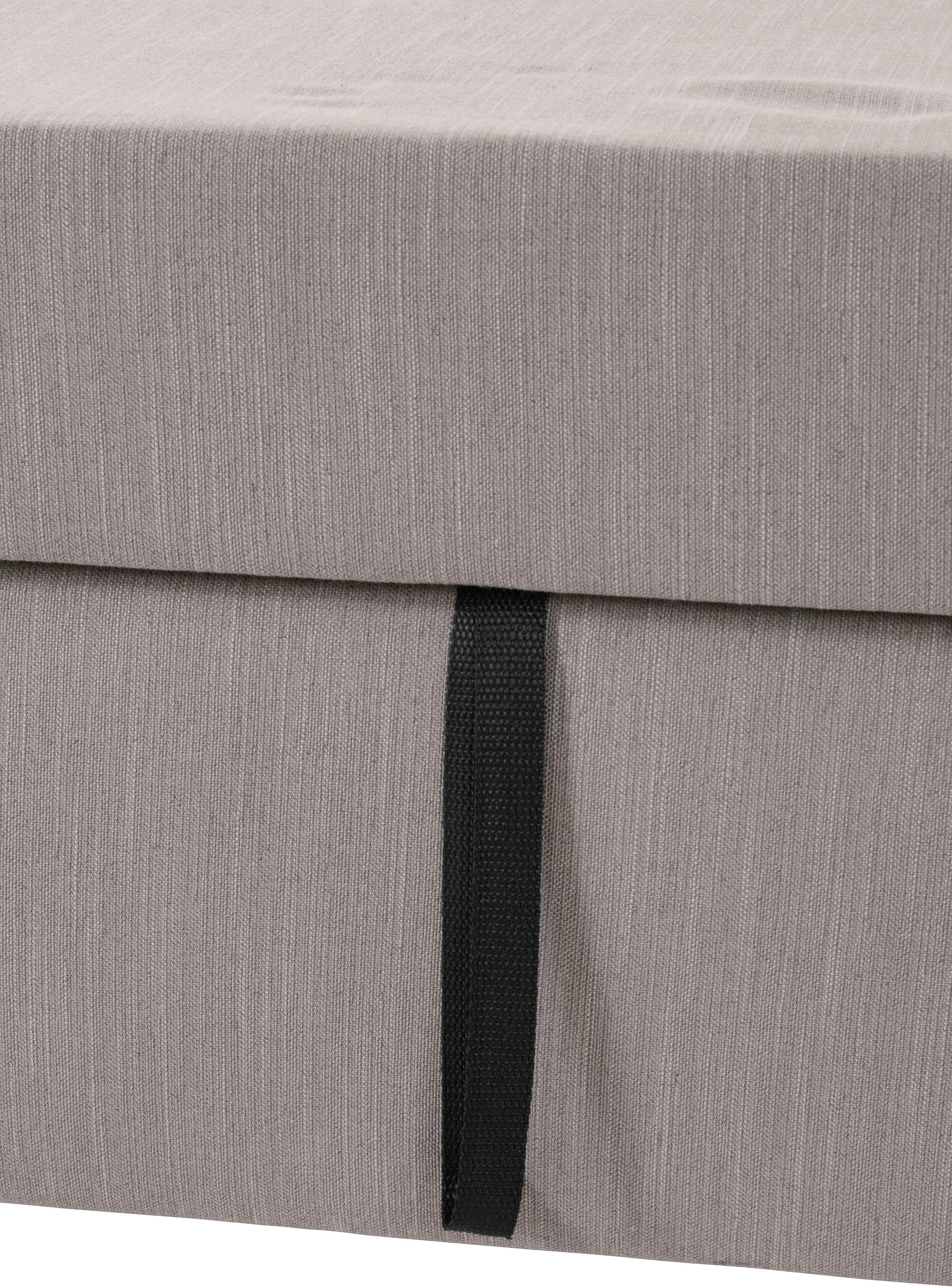 GOODproduct Ecksofa »Grazzo, zeitlos & elegant, moderne Sitzheftung, Breite 266cm, L-Form«, hochwertige Stoffe aus recyceltem Material, Steppung im Sitzbereich
