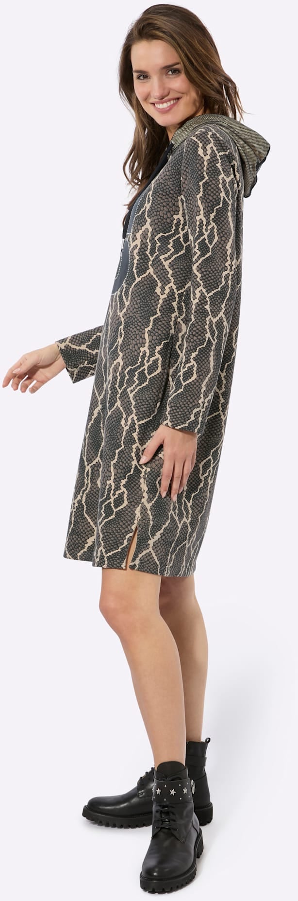 Inspirationen Robe en sweat »Druck-Kleid«