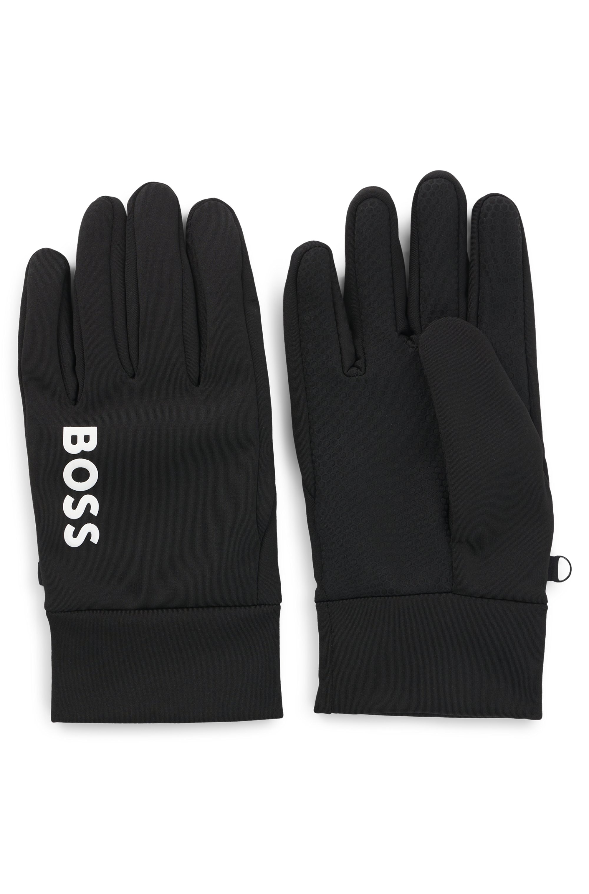 BOSS GREEN Laufhandschuhe »Running-Gloves-3«, (Set), mit hoher Griffqualität