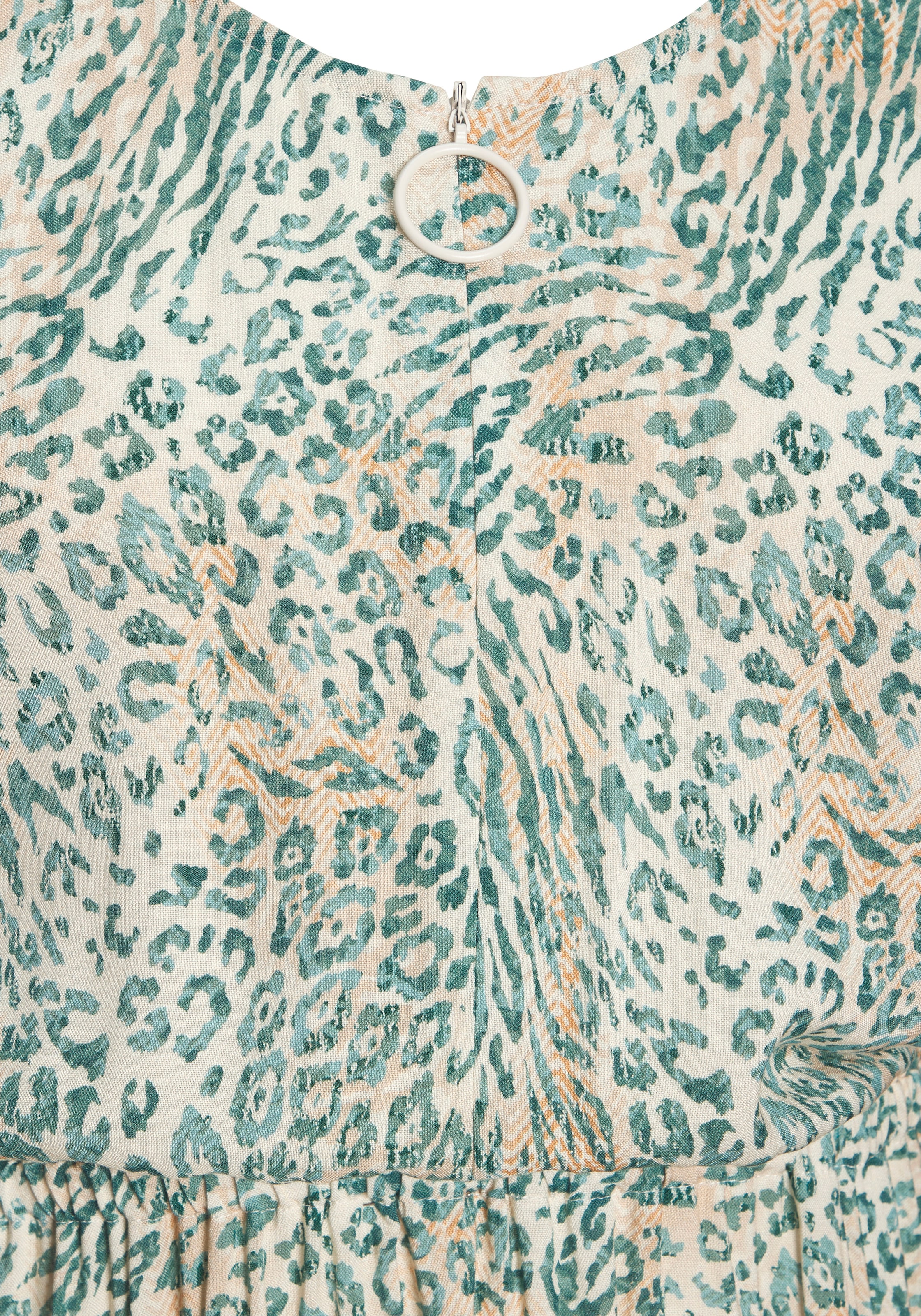 LASCANA Robe midi avec fermeture éclair à l’encolure, imprimé animalier