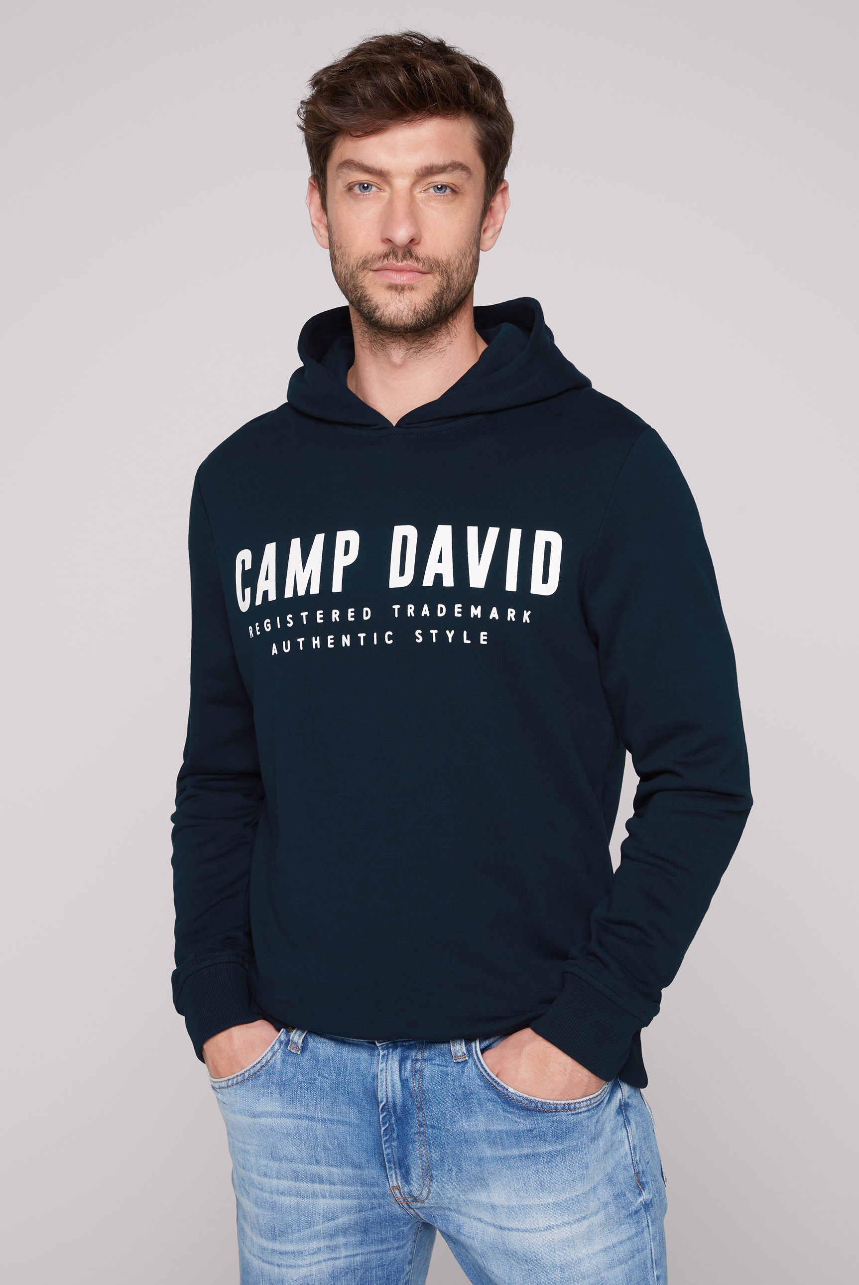 Kapuzensweatshirt, mit Logo-Print