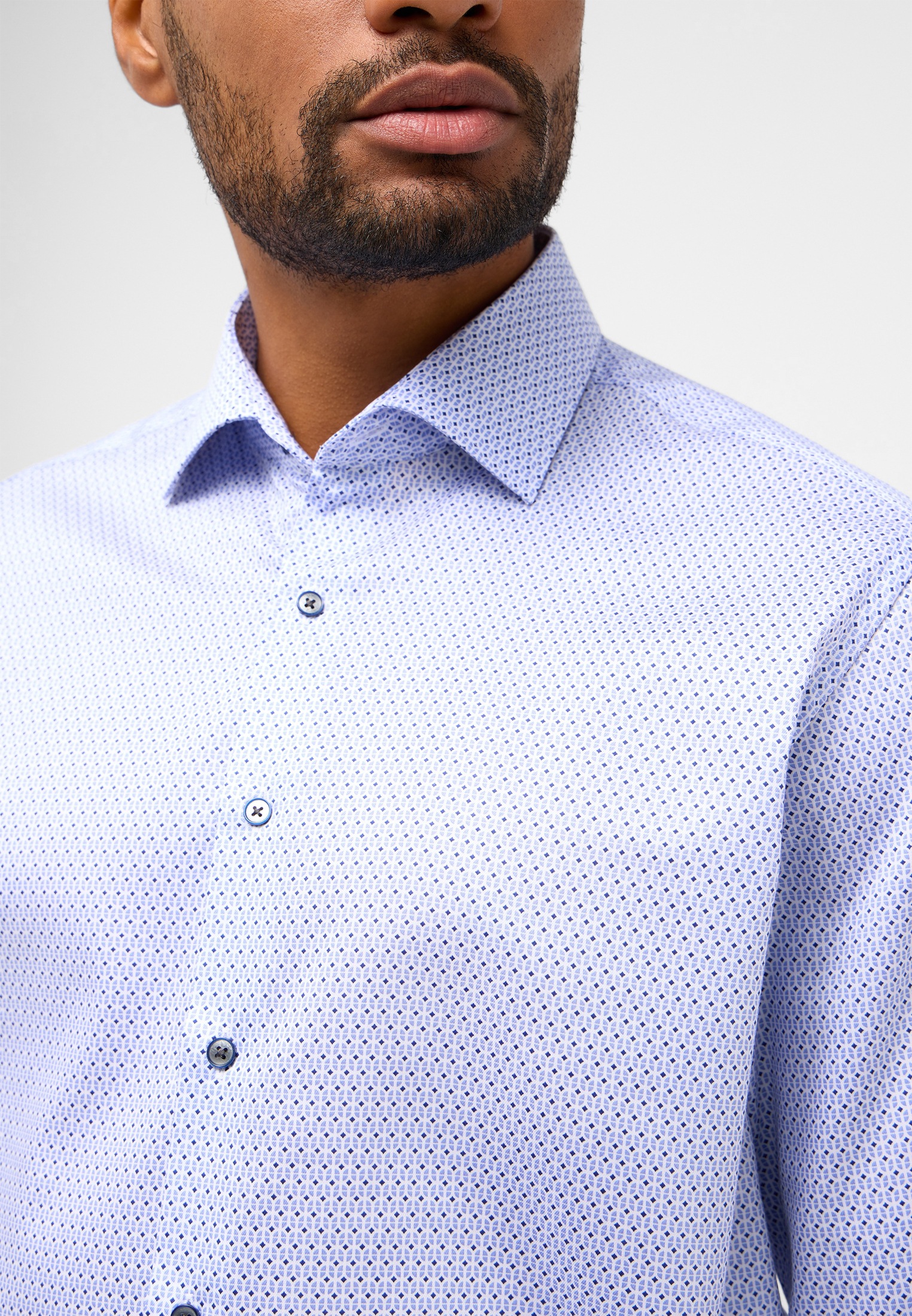Eterna Langarmhemd »MODERN FIT«, NON IRON (bügelfrei)