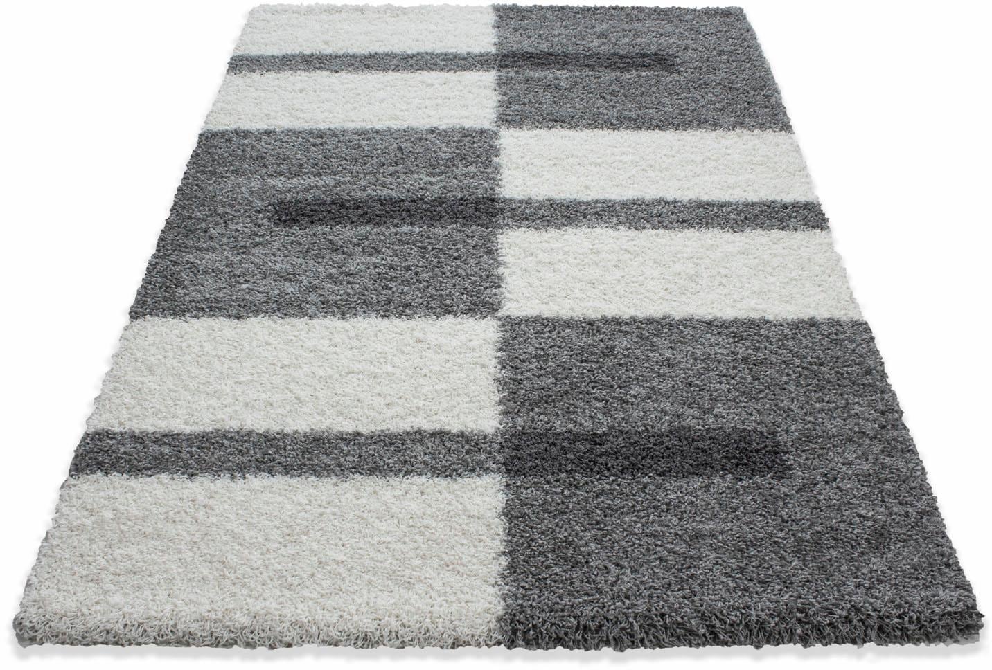 Ayyildiz Teppiche Hochflor-Teppich »Gala Shaggy 2505«, rechteckig, 30 mm Höhe, Langflor, Läufer, alle Räume, Wohnzimmer