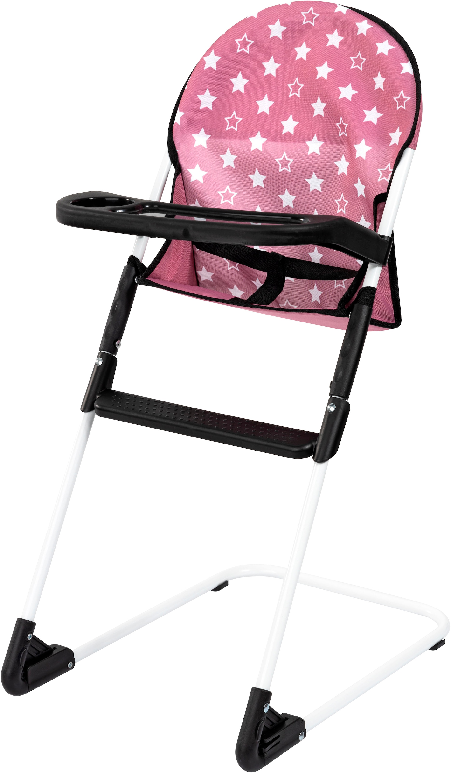 Bayer Puppenwagen »Cosy Set, altrosa« mit Puppenhochstuhl und Wickeltasche