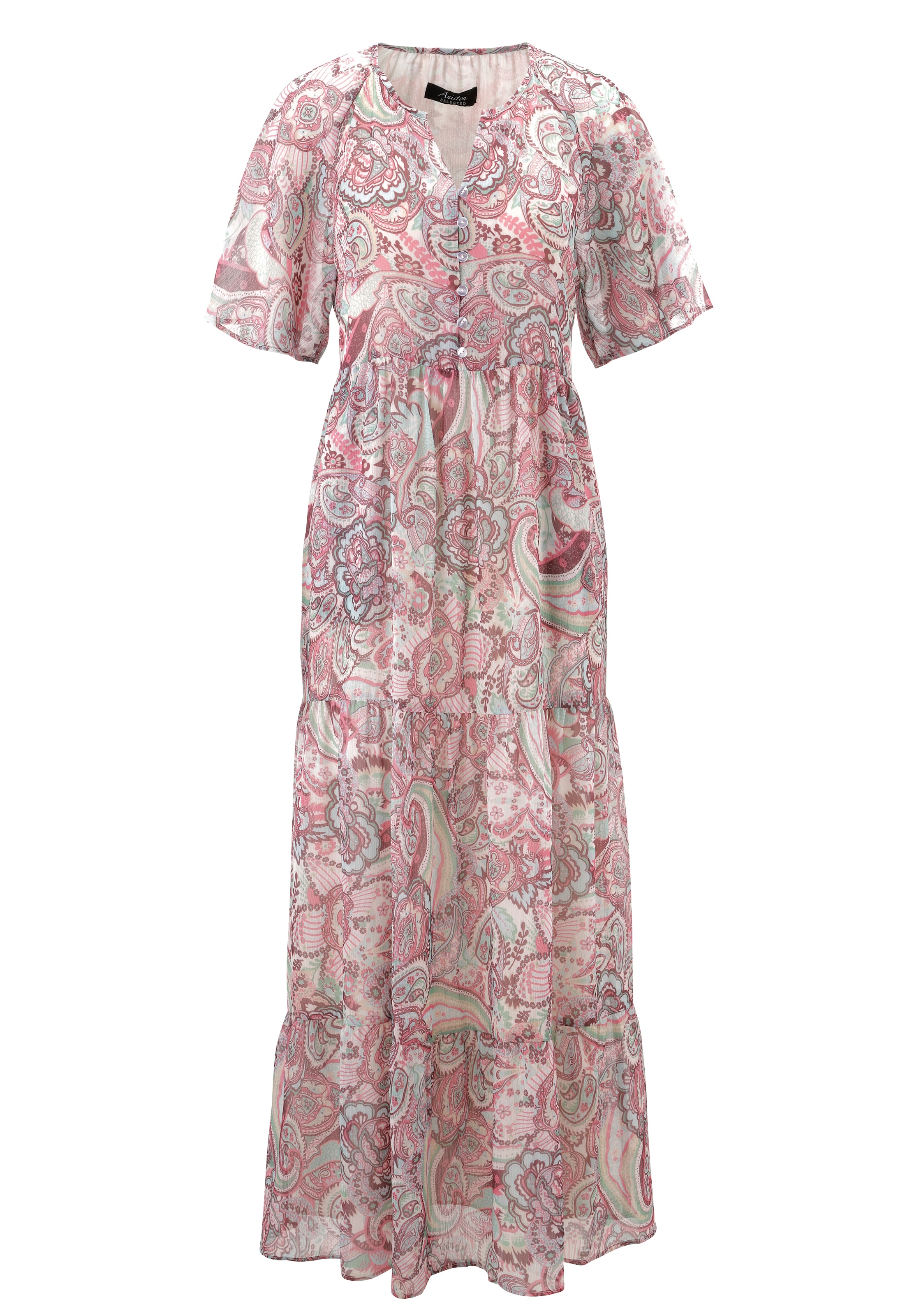 Aniston SELECTED Maxi robe mit verspieltem Paisleymuster - NEUE KOLLEKTION