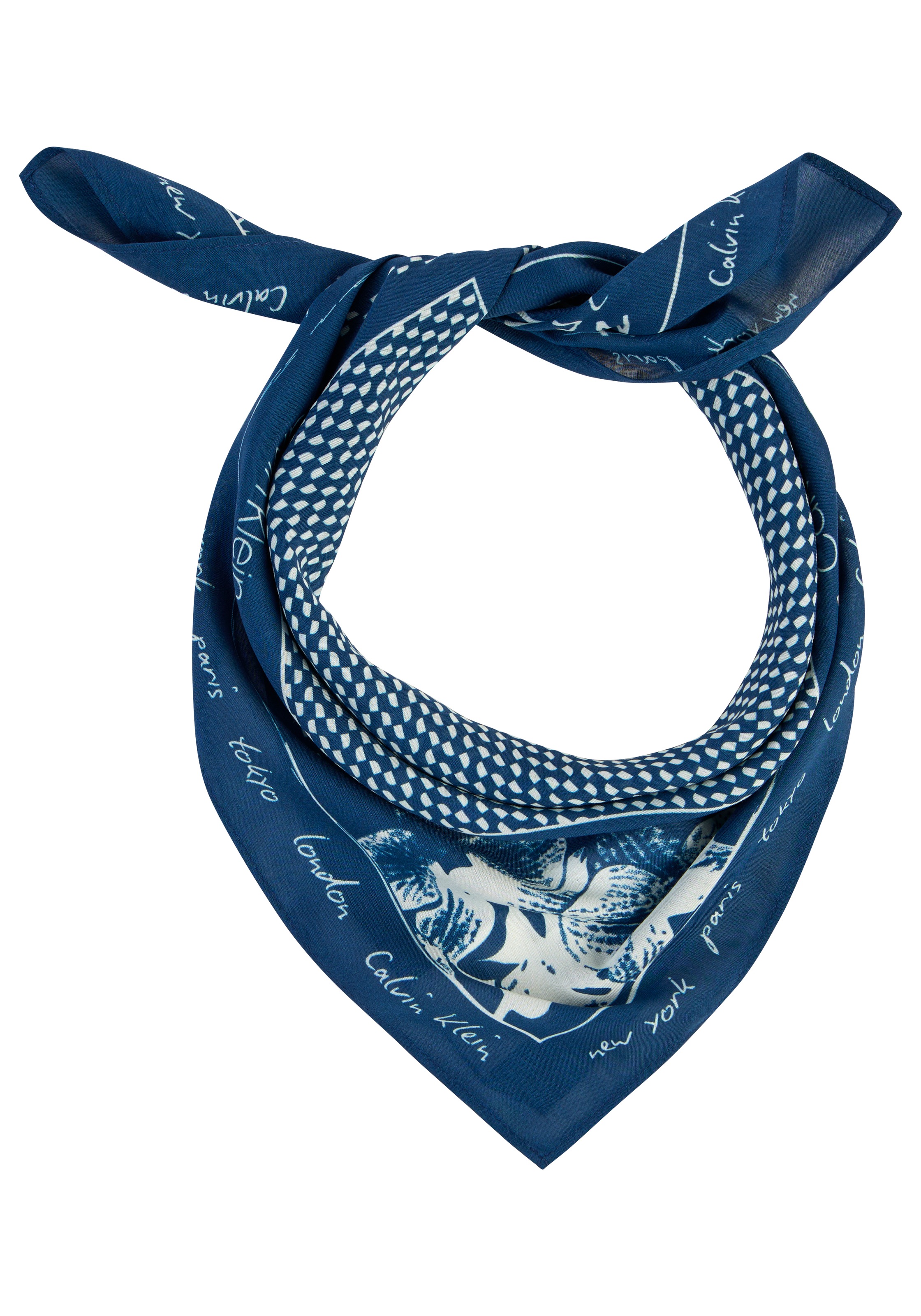 Image of Calvin Klein Modetuch "GRAPHIC PRINT BANDANA" Onesize mit Muster