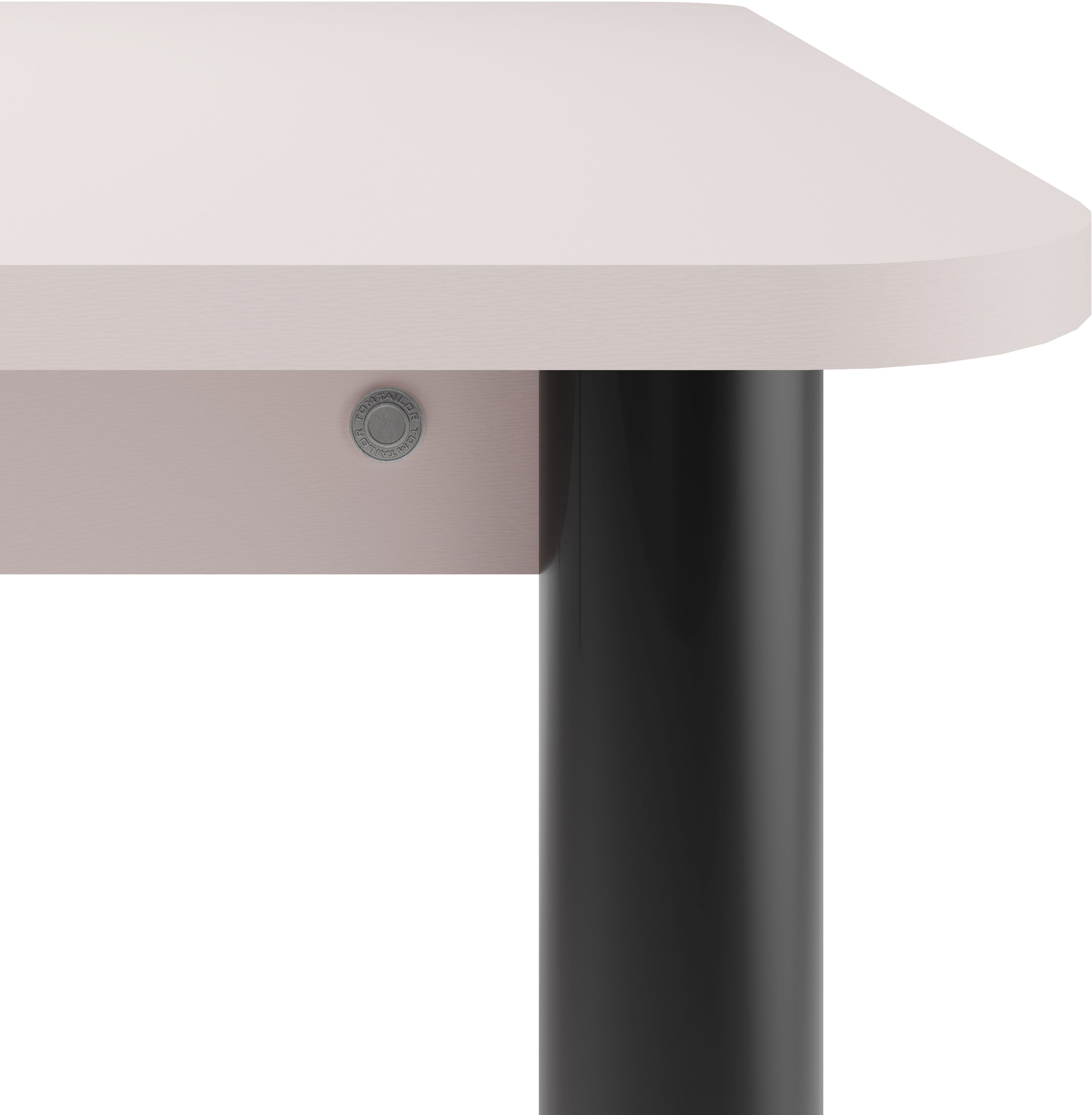 TOM TAILOR HOME Esstisch »COLOR TABLE«, (1 St.), Esstisch, 4-Fuss, 3 Grössen, 3 Dekorfarben, 4 Fussfarben, ABS-Kante