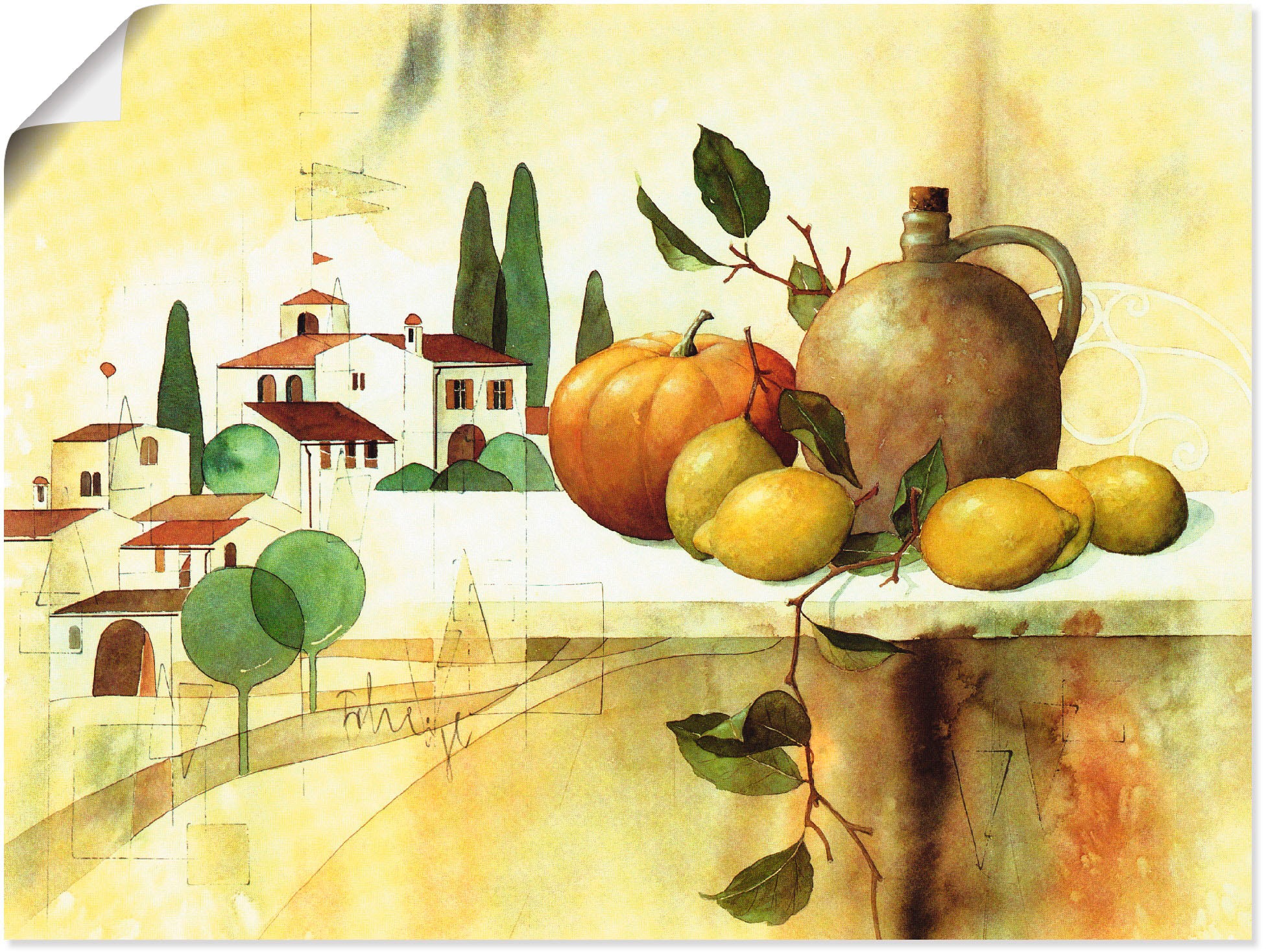 Image of Artland Wandbild »Aus dem Süden III«, Arrangements, (1 St.), in vielen Grössen & Produktarten -Leinwandbild, Poster, Wandaufkleber / Wandtattoo auch für Badezimmer geeignet bei Ackermann Versand Schweiz