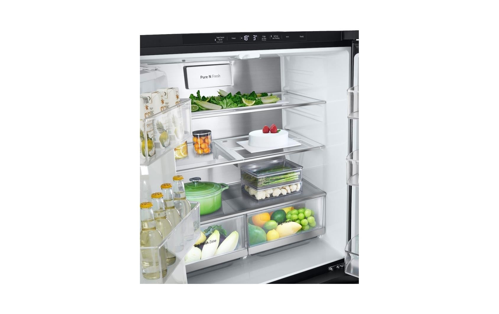 LG Side-by-Side »GMG761EPAE« 178,7 cm hoch 83,5 cm breit InstaView®, DoorCooling+®