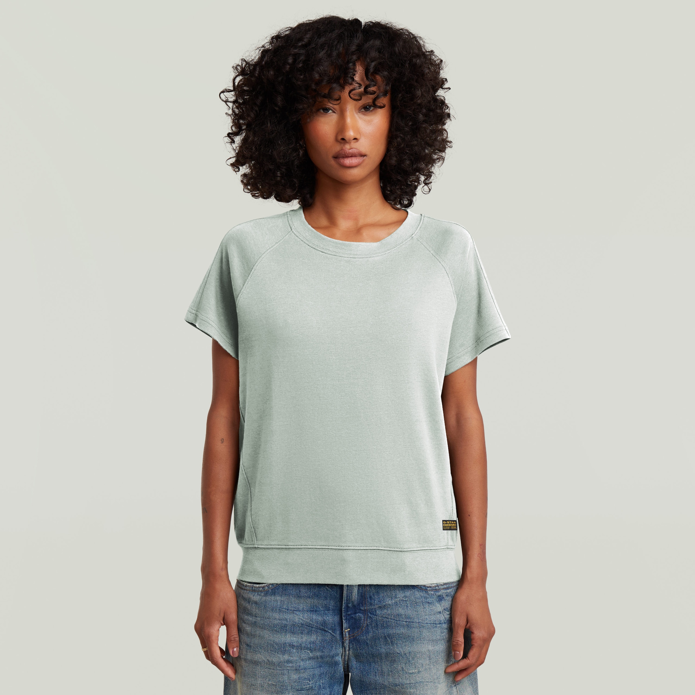 G-STAR T-Shirt »Raglan« Rundhalsform, mit angesetztem Bündchen