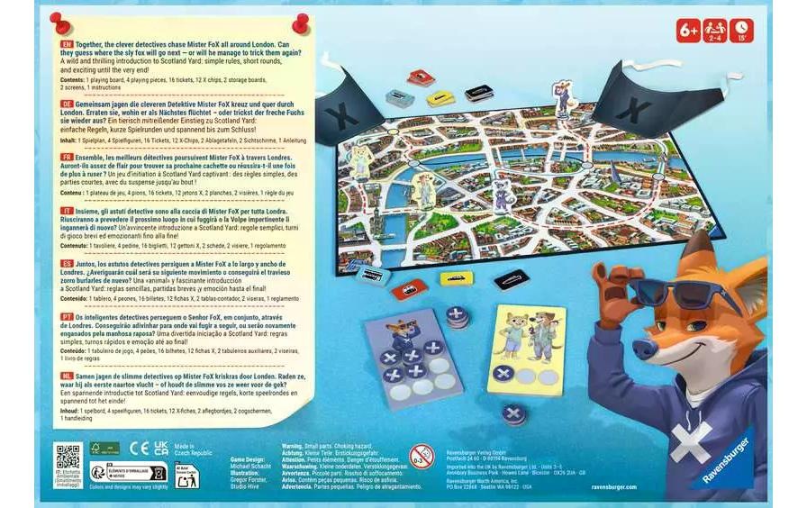 Ravensburger Spiel »Scotland Yard Junior D/F/I/NL/EN/E«, (1 tlg.)