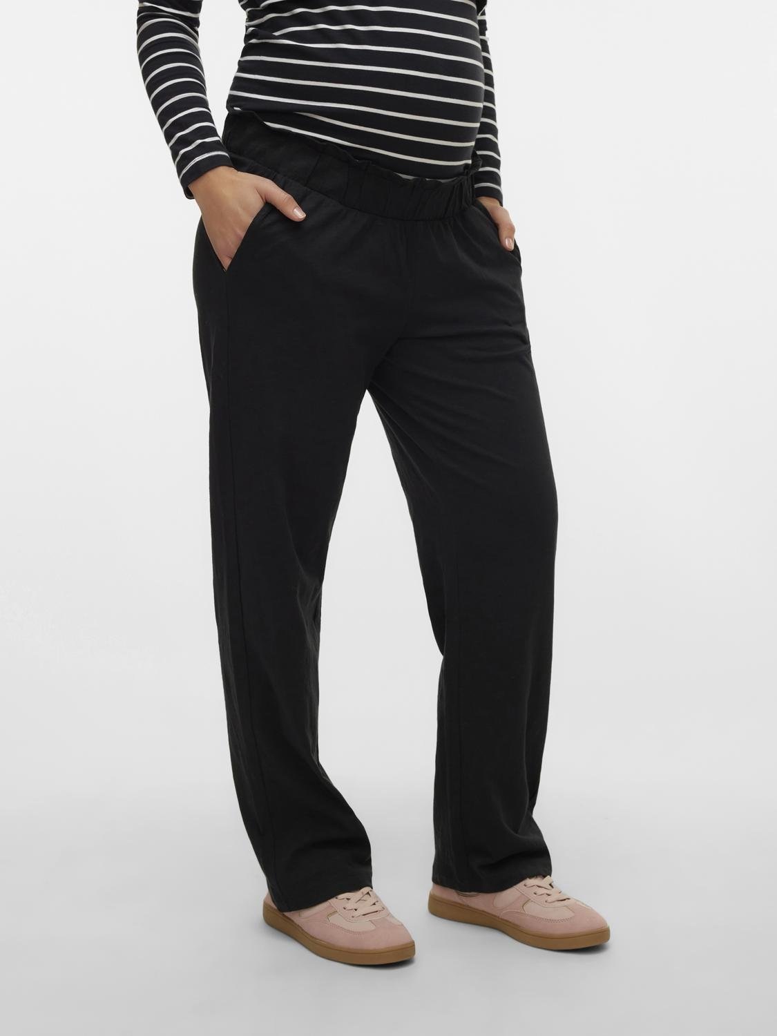 Image of Mamalicious Schlupfhose "MLIVY JRS PANTS NOOS" Baumwolle, loose fit