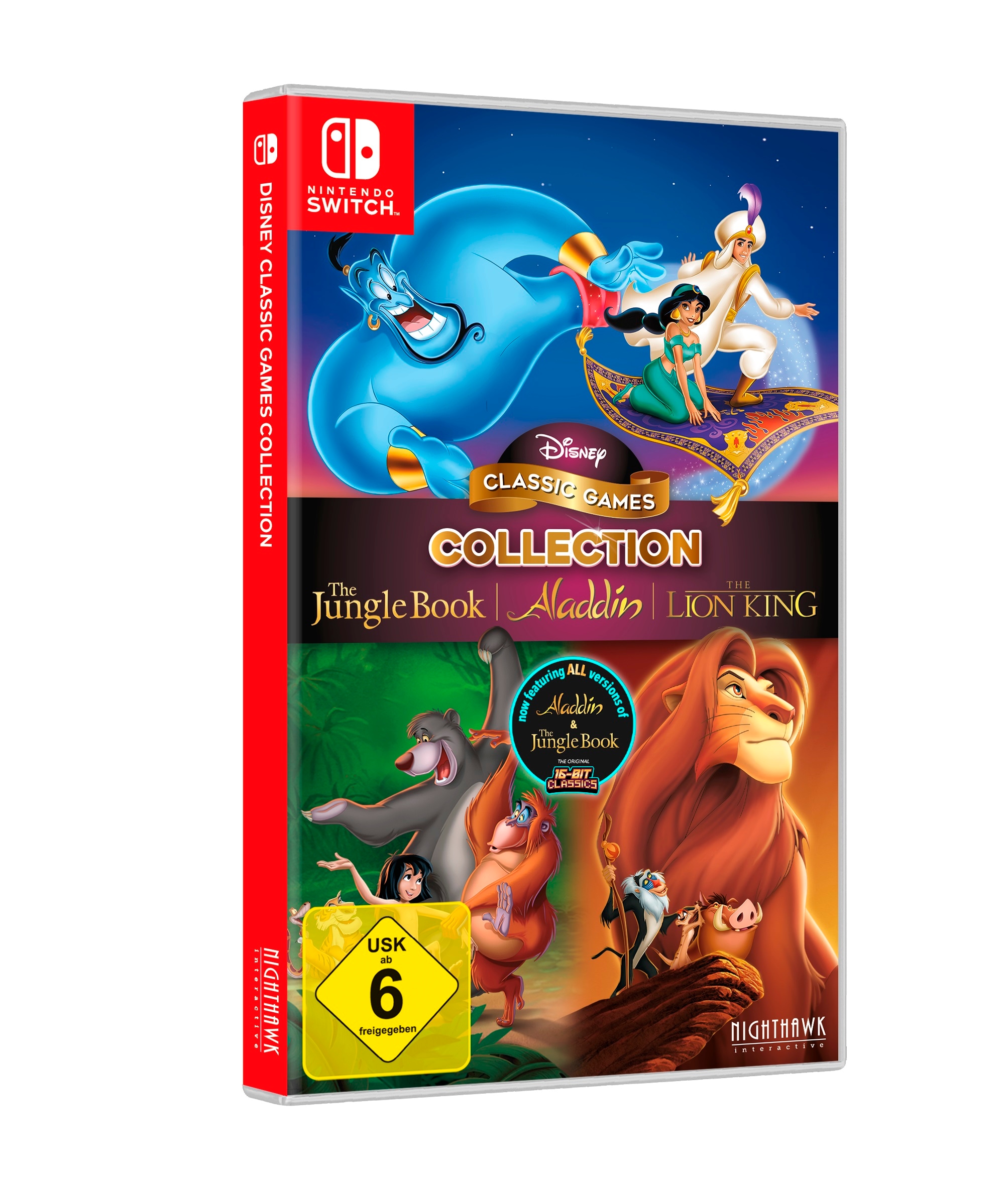 Disney Spielesoftware »Disney Classic Games - Jungle Book, Aladdin, Lion King«, Nintendo Switch