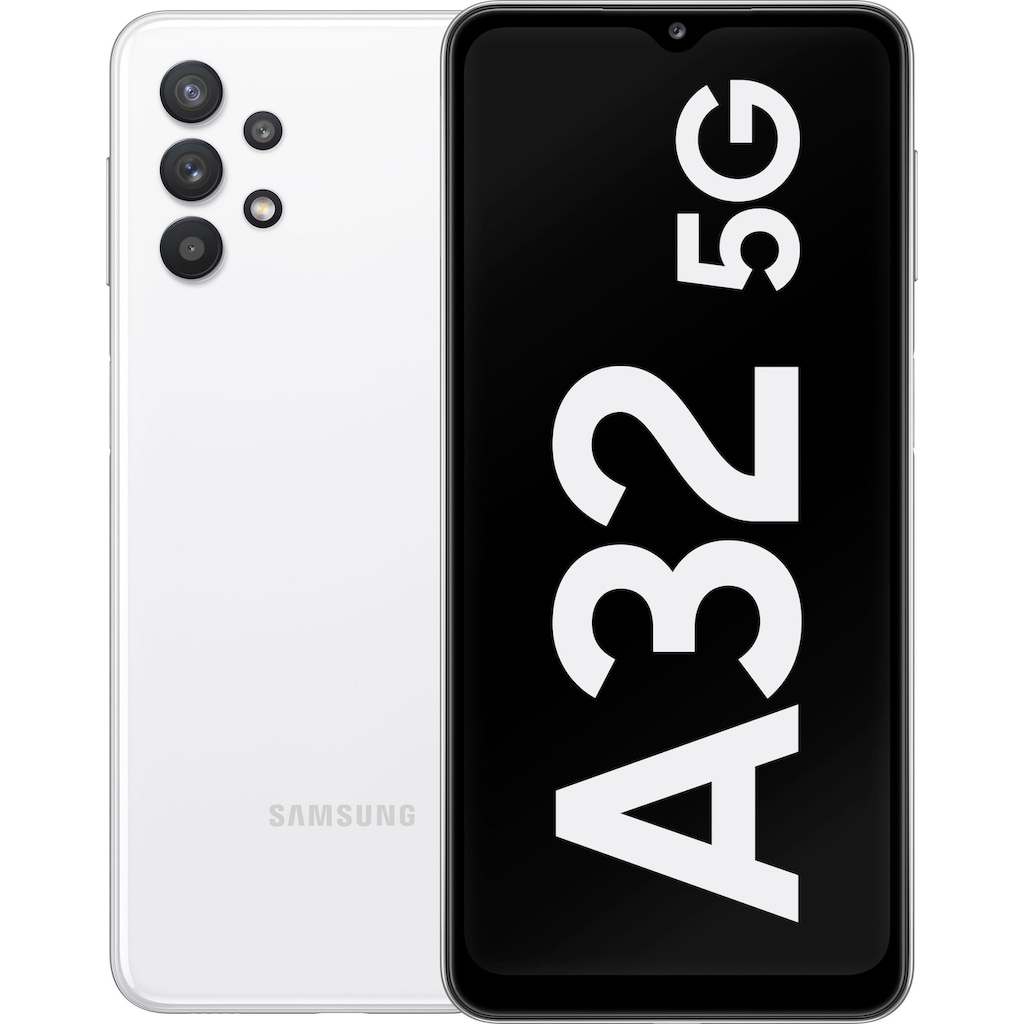 Samsung Smartphone »Galaxy A32 5G«, White, 16,55 cm/6,5 Zoll, 128 GB Speicherplatz, 48 MP Kamera, 5G