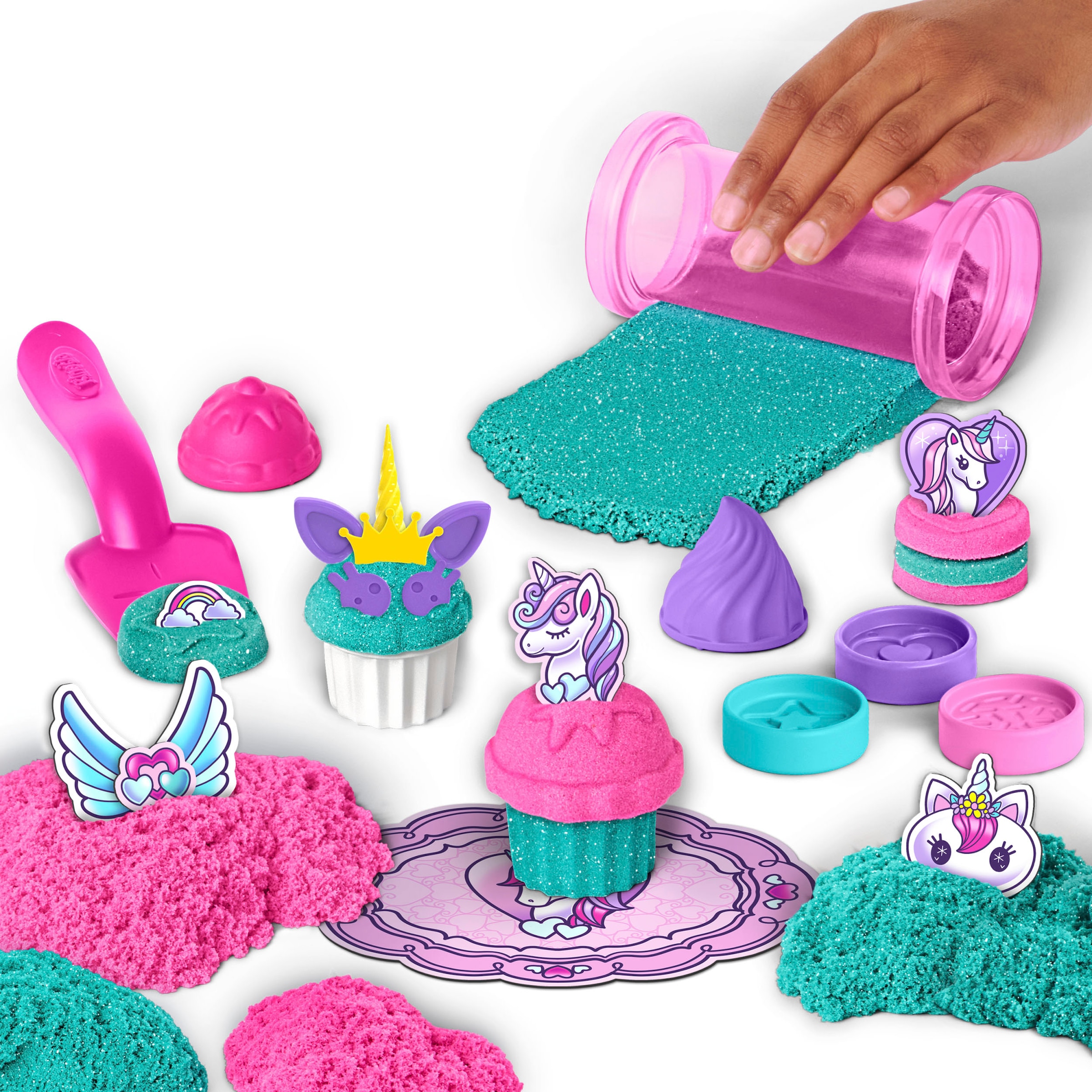 Spin Master Set créatif »Kinetic Sand - Unicorn Bake Shoppe 454 g«