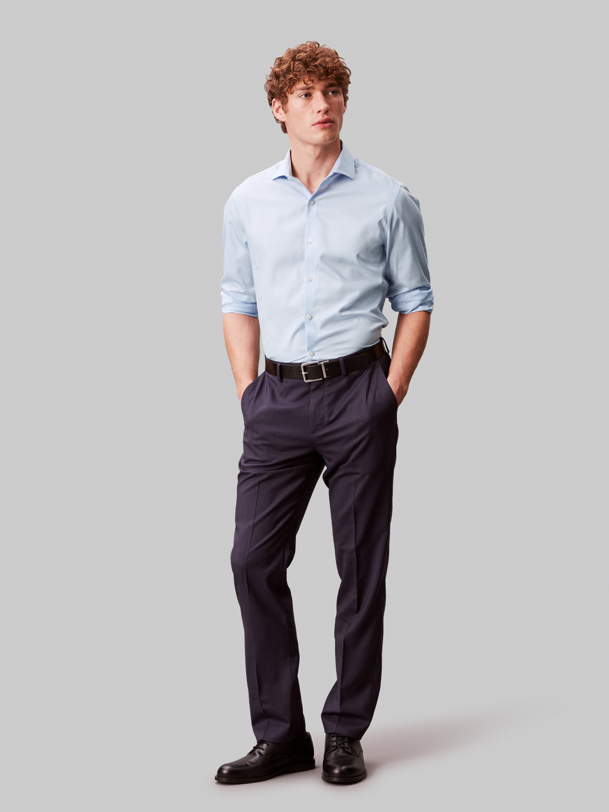 Calvin Klein Chemise d'affaires »SLIM SFT WSHD STR STP« Slim fit mit Knopfleiste