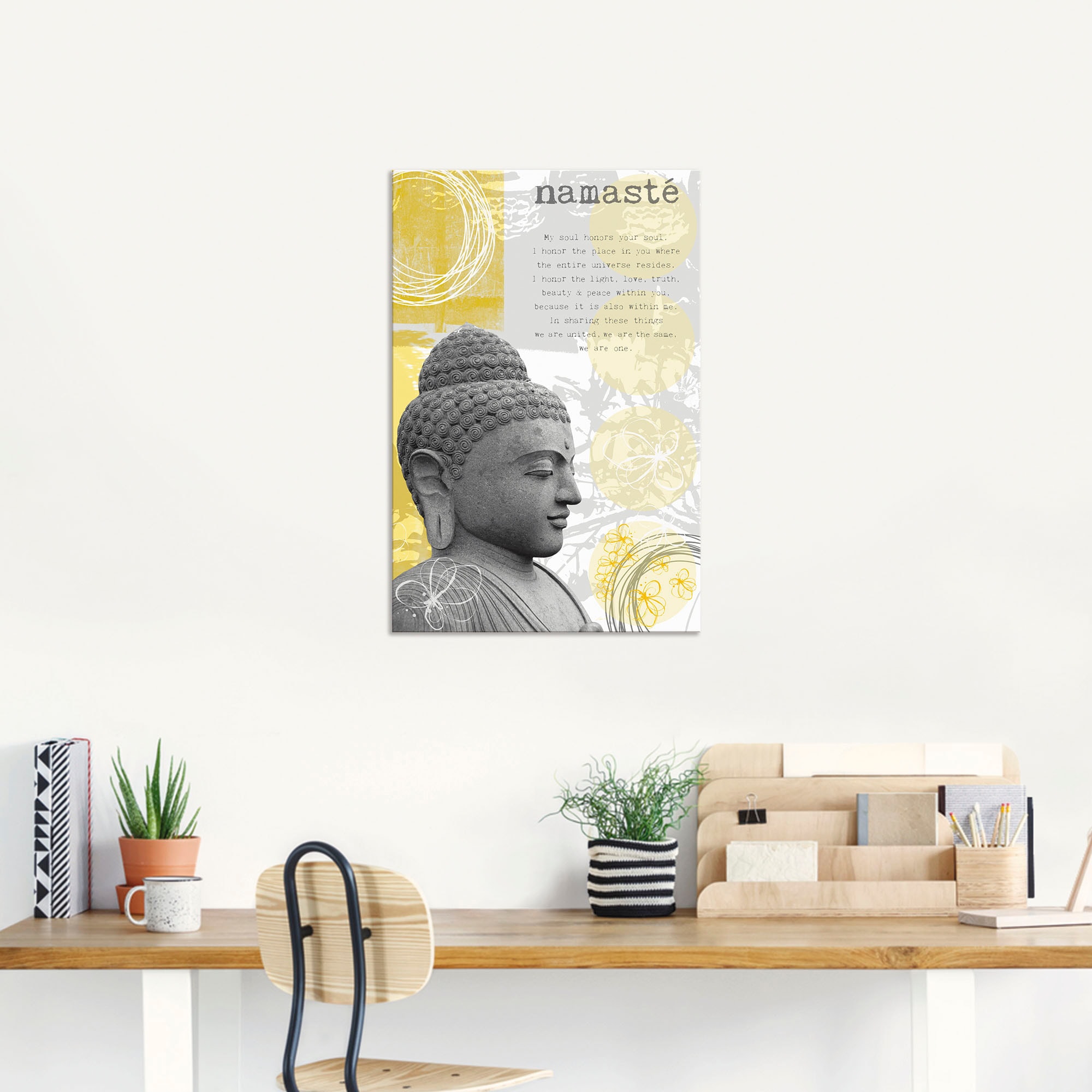 Artland Wandbild »Buddha I«, Religion, (1 St.), als Alubild, Outdoorbild, Poster in verschied. Grössen