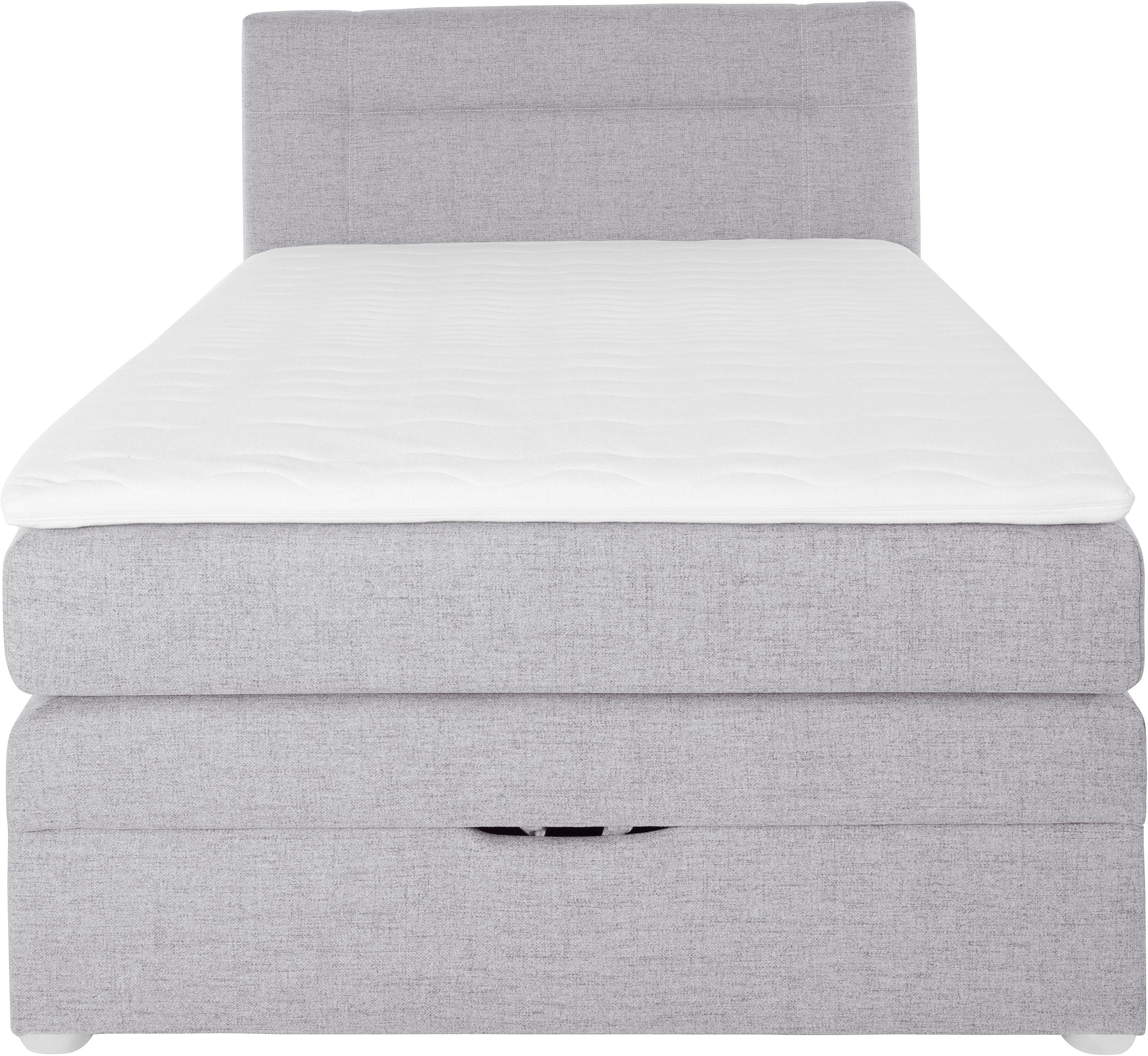Jockenhöfer Gruppe Lit boxspring »Carmen« avec coffre de lit et surmatelas, disponible en 120 & 140 cm de largeur