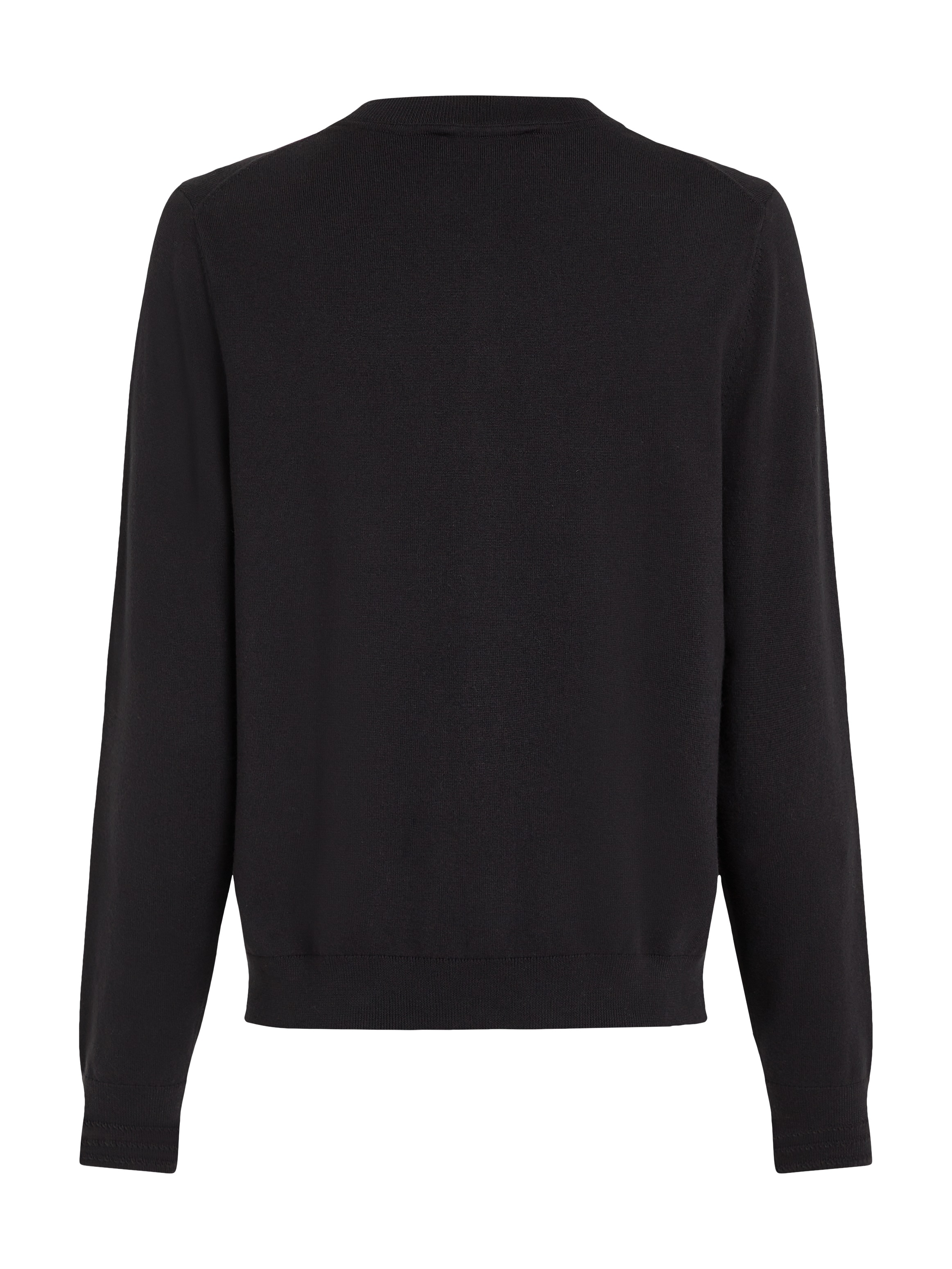 Tommy Hilfiger Cardigan »CO JERSEY STITCH CARDIGAN«, mit Logostickerei