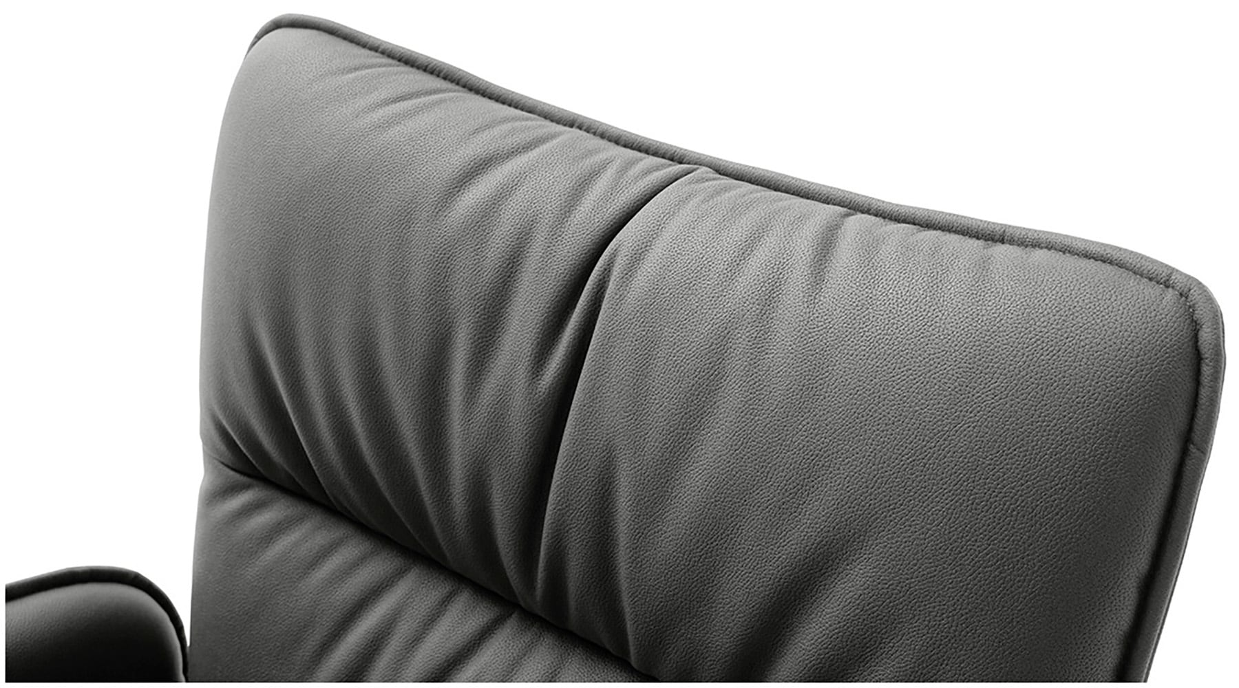 MCA furniture 4-Fussstuhl »MARIN Esszimmerstuhl (2er Set) - Stuhl«, (Set), 2 St., Microfaser, 360° drehbar, Metall schwarz, beweglichen Rücken, belastbar 120 kg