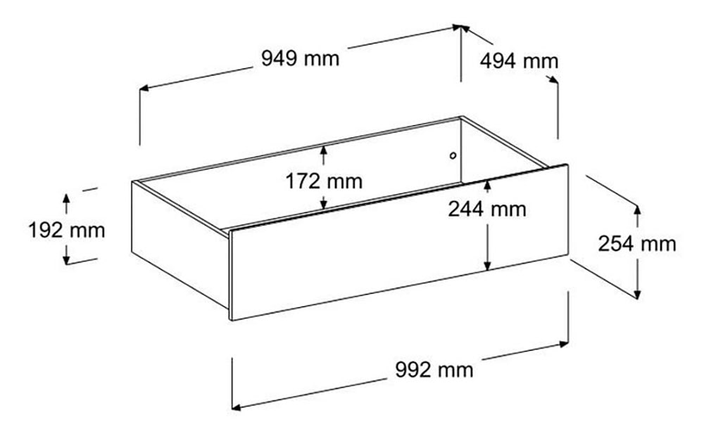 Parisot Jugendzimmer-Set »Parisot Sleep 12« Set, 3 tlg. Rückwand am Stauraumett drehbar - Weiss oder Eiche
