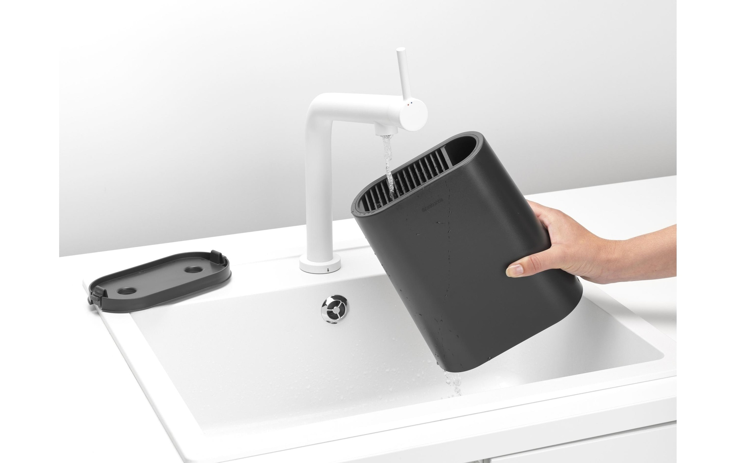 Brabantia Messerblock »Profile Dunkelgrau«, 1 tlg., Nach Gebrauch zu 99% recycelbar