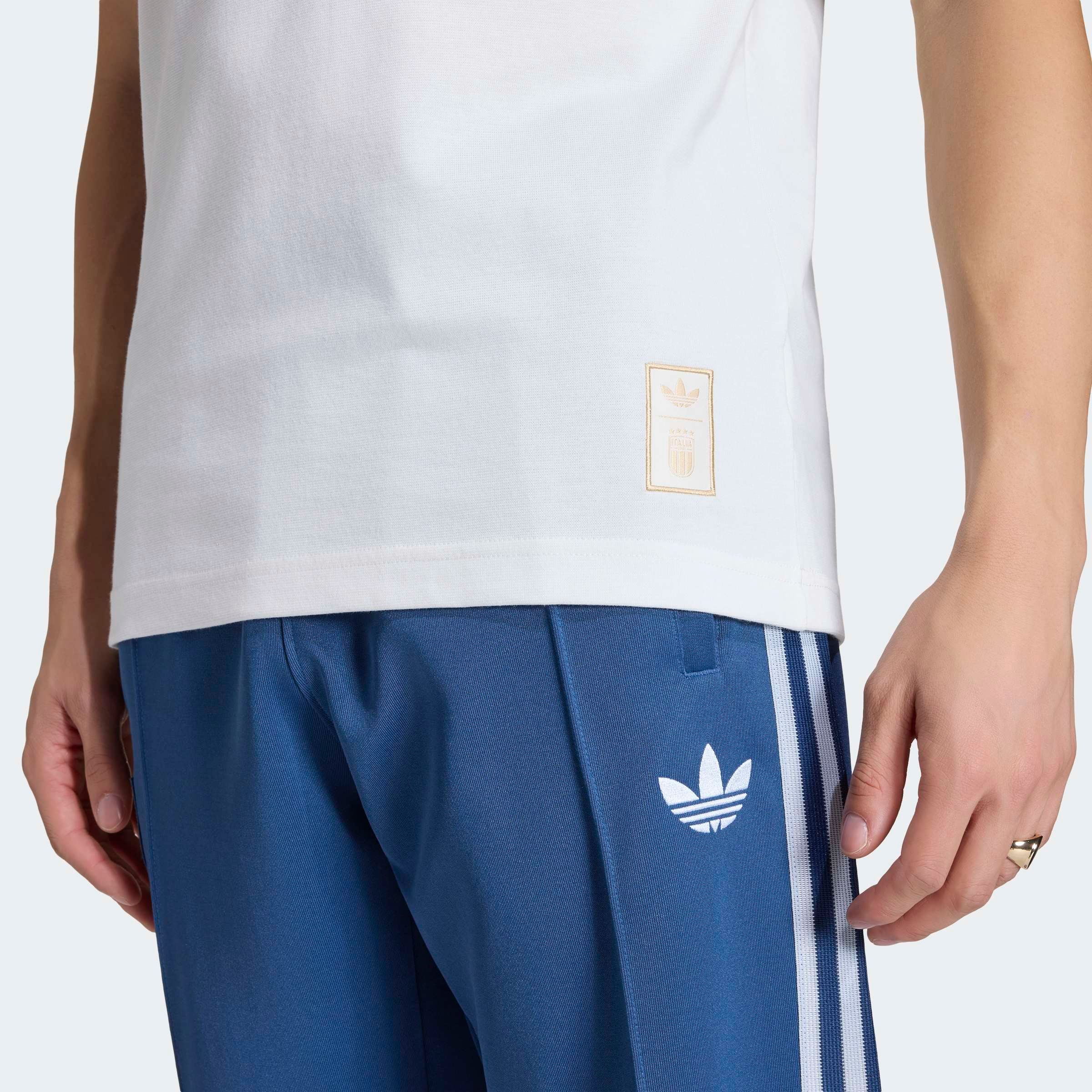 adidas Performance T-shirt »FIGC OG TEE« style sportif, sans fermeture, en coton