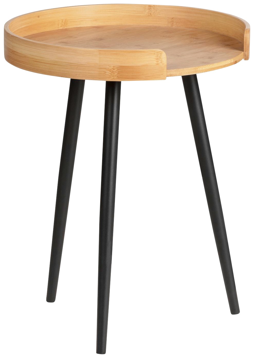 Image of WENKO Beistelltisch »Loft«, ØxH: 40x50 cm, Bambus/Metall bei Ackermann Versand Schweiz