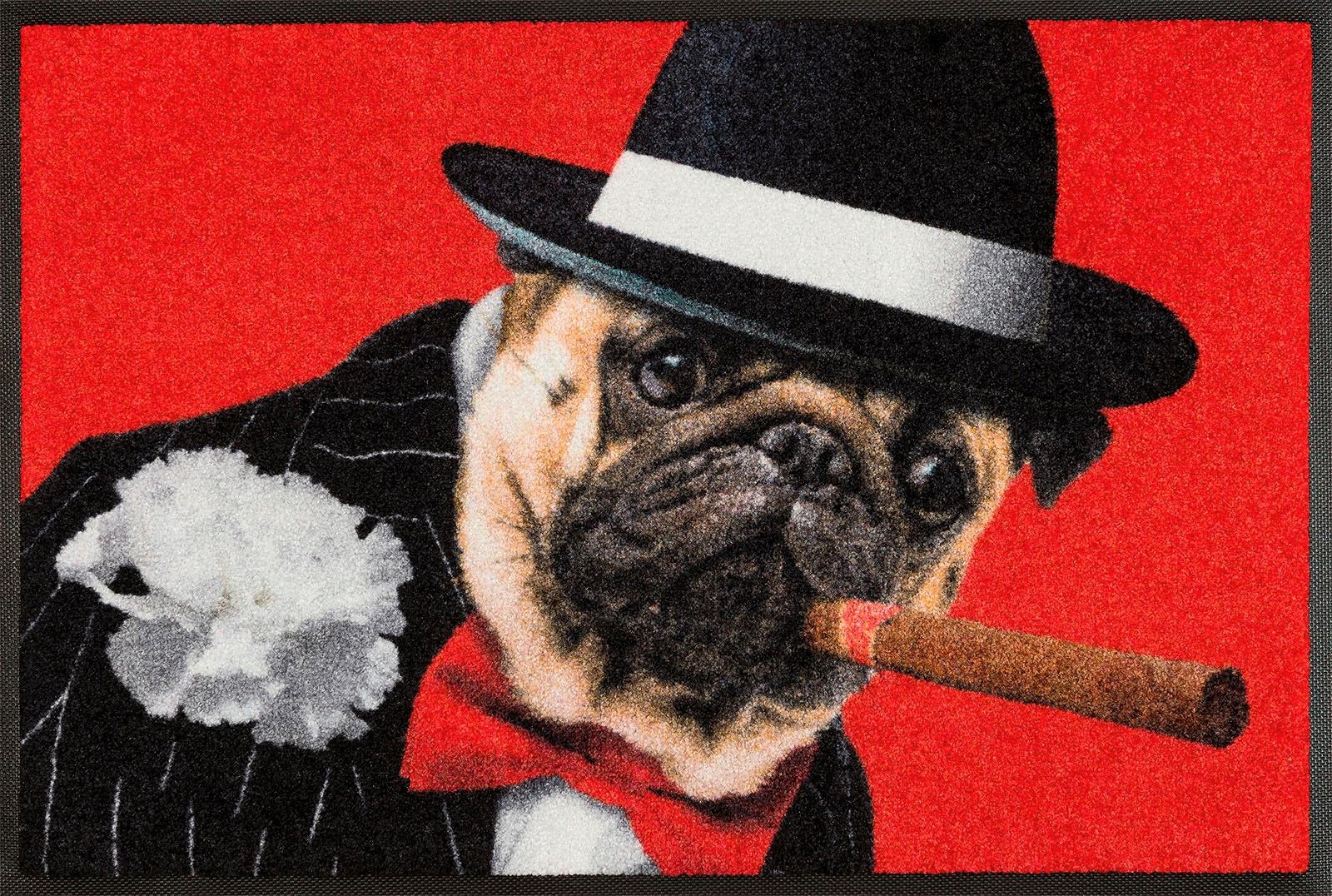 Image of wash+dry by Kleen-Tex Fussmatte »Salvatore«, rechteckig, 7 mm Höhe, Schmutzfangmatte, rutschhemmend, waschbar bei Ackermann Versand Schweiz