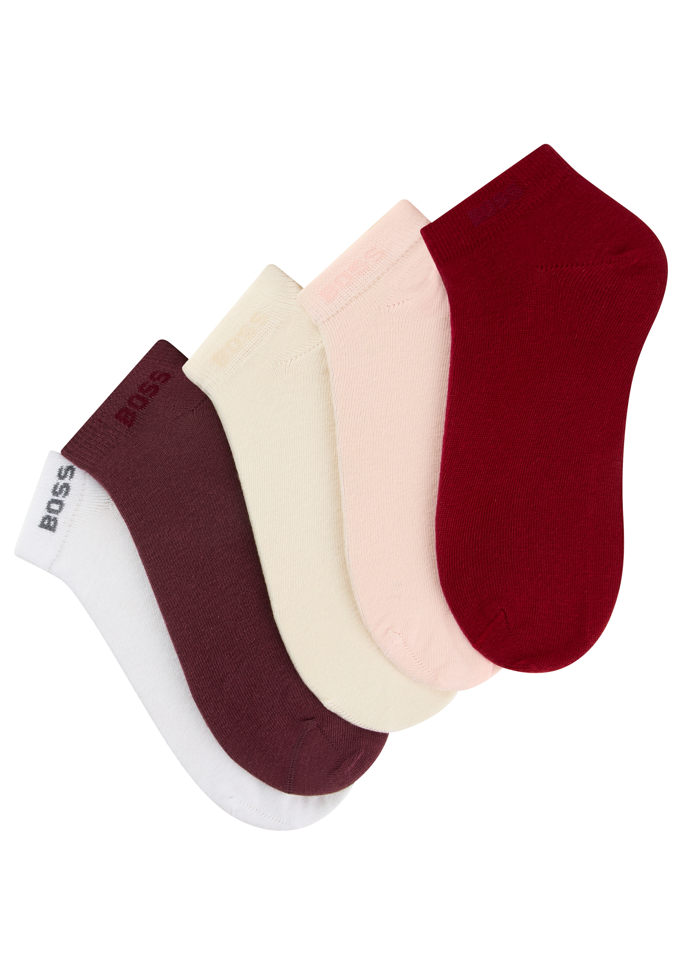 BOSS Sneakersocken »5P AS Logo CC W«, (Packung, 5 Paar, 5er), mit BOSS-Logoschriftzug