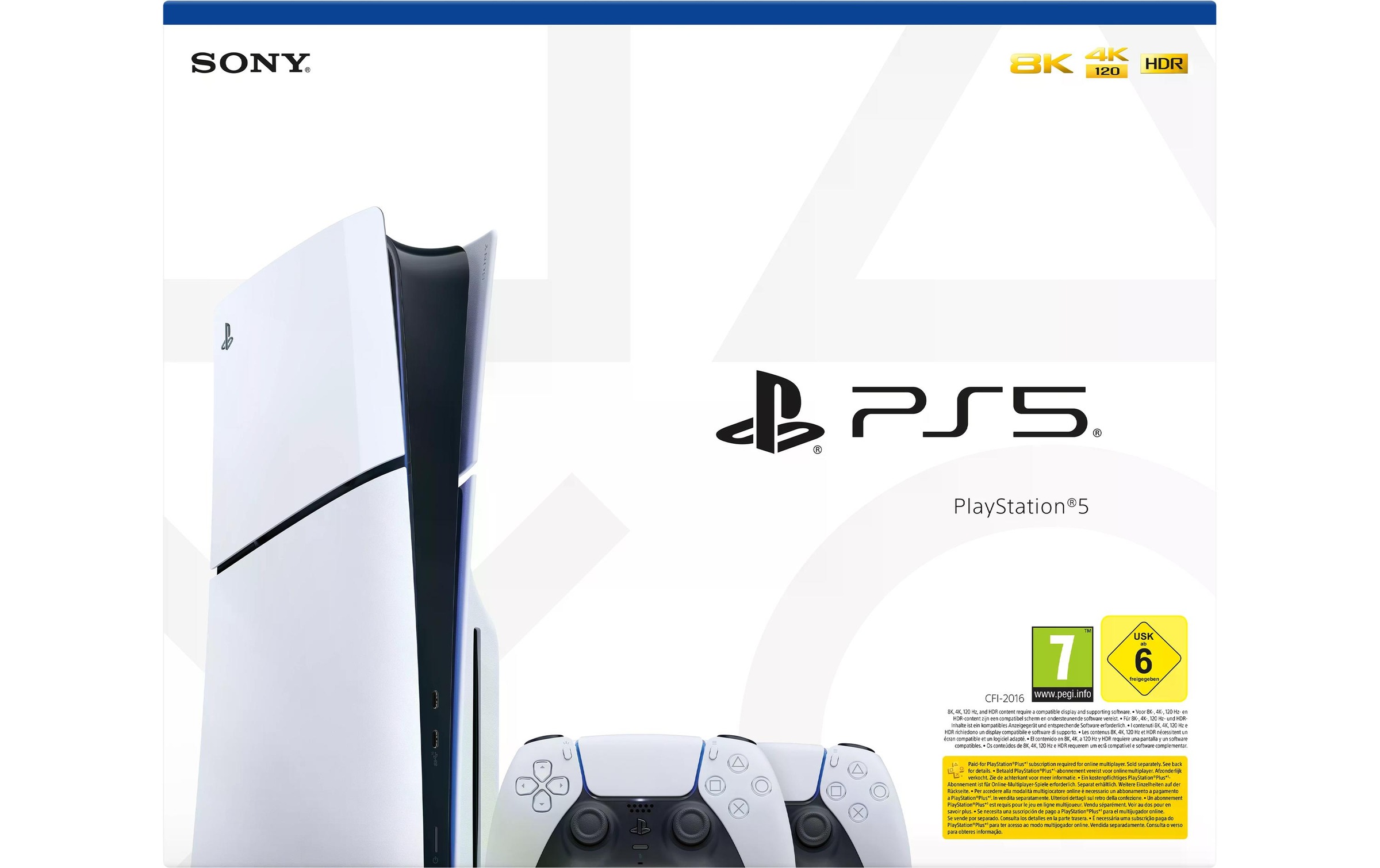 Sony Spielekonsole »PlayStation 5 Slim – Disc Edition 2x DualSense«