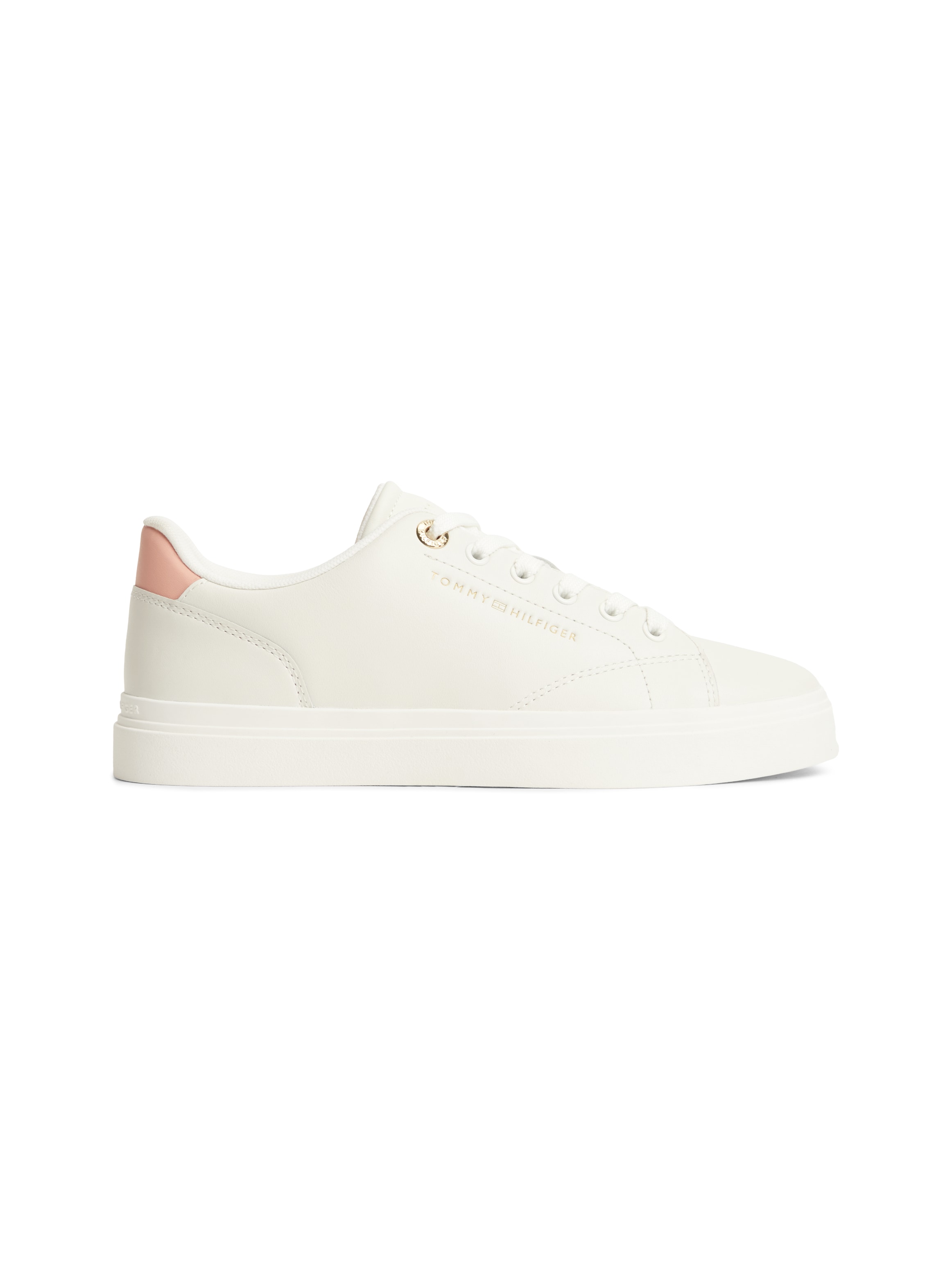 Tommy Hilfiger Baskets à plateforme »TH CHIC SNEAKER«  chaussure de loisirs, chaussure basse, chaussure à lacets avec coutures décoratives