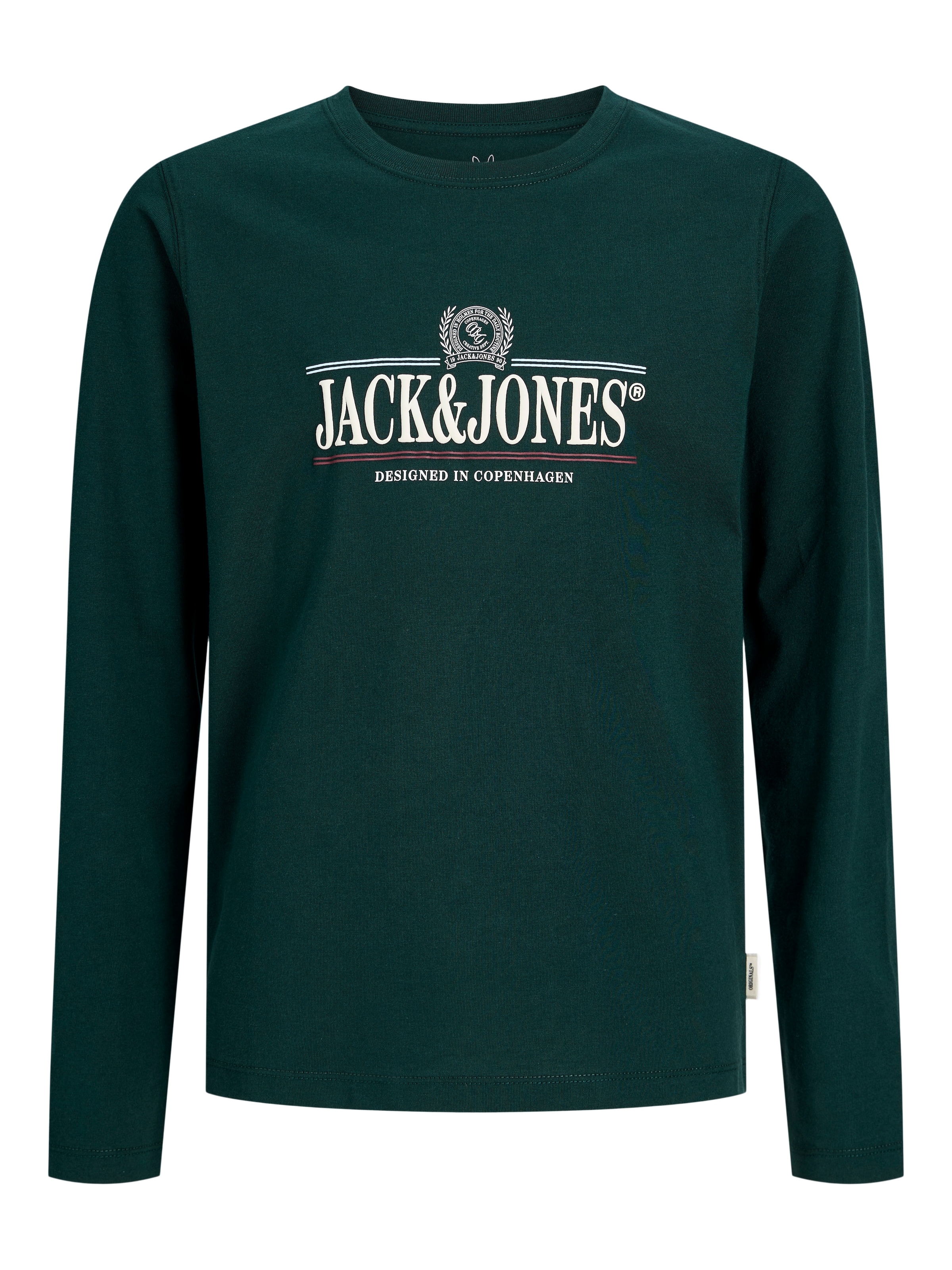 Jack & Jones Junior T-shirt à manches longues »JORFREDERIKSBERG GRAPHIC BOX TEE LS JNR« coton, coupe régulière
