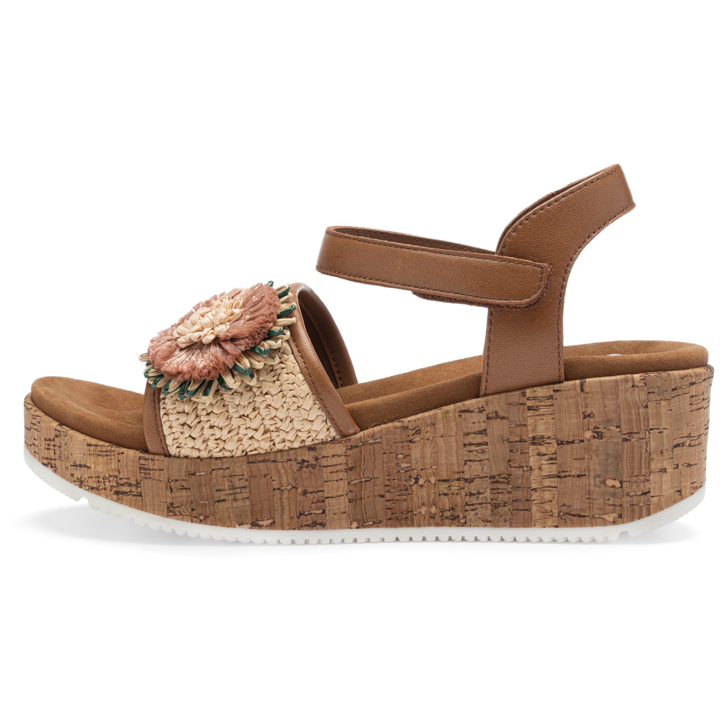 Ara Sandales compensées »RIMINI«  Plateforme, sandale à brides, chaussure d'été avec belle fleur, largeur G