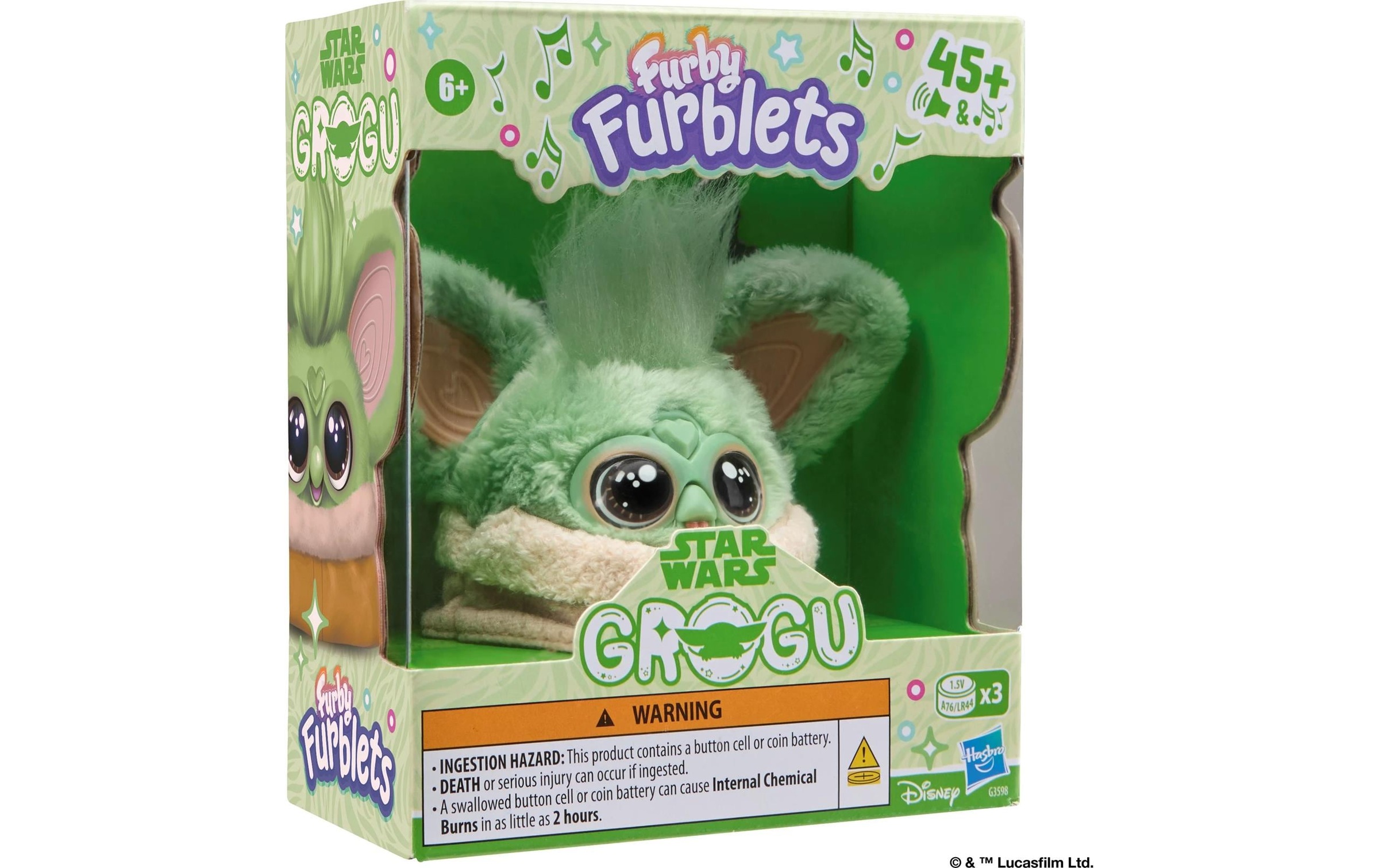   Plüschfigur »Furby Furblets Grogu« mit abnehmbarem Schlüsselanhänger