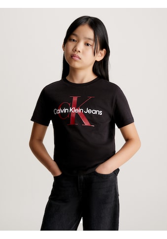 T-Shirt »CK MONOGRAM SS T-SHIRT«, für Kinder bis 16 Jahre